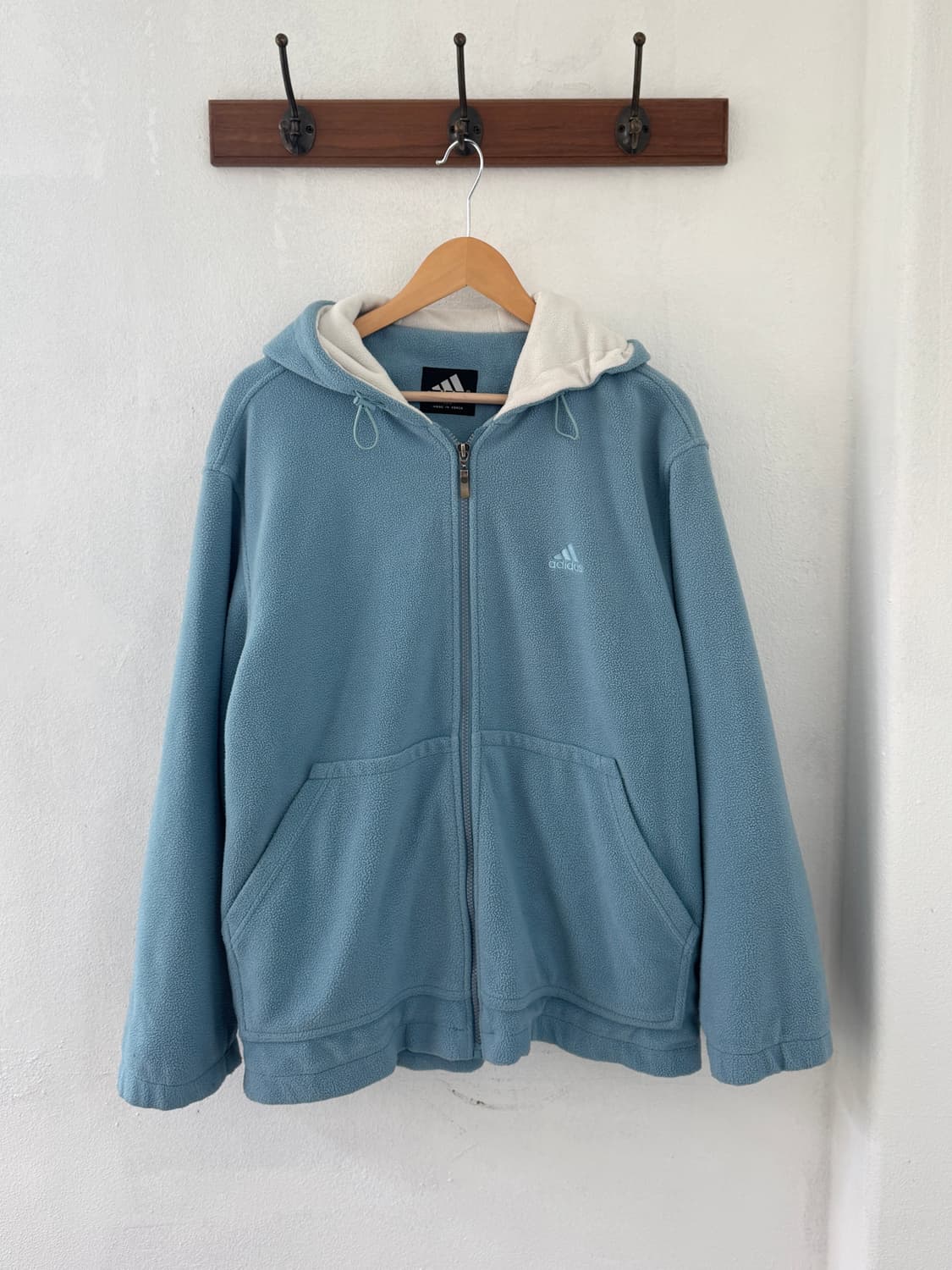 아디다스 올드스쿨 빅로고 후리스 자켓 상품이미지4