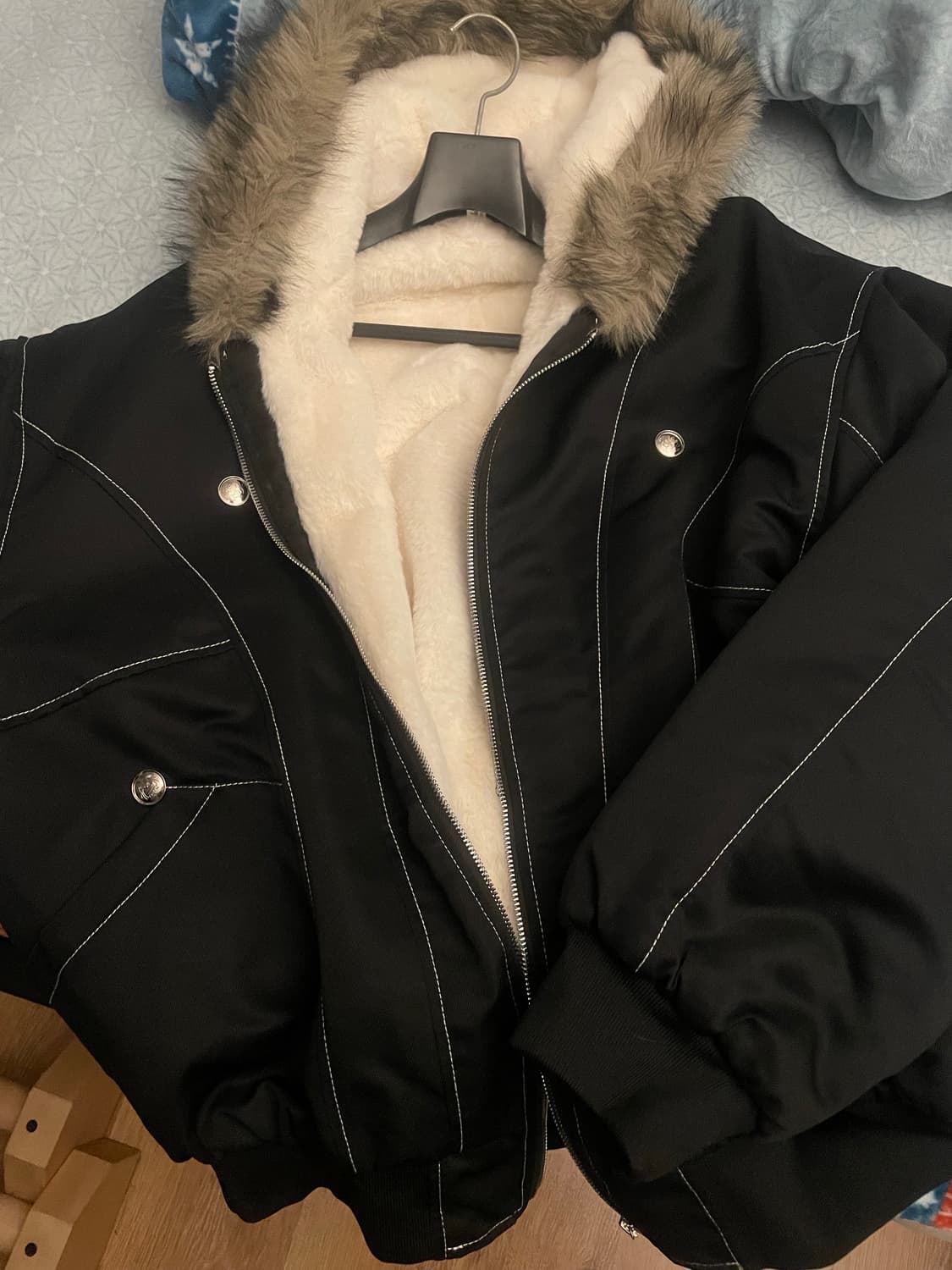 퍼 후드 집업 L 상품이미지2