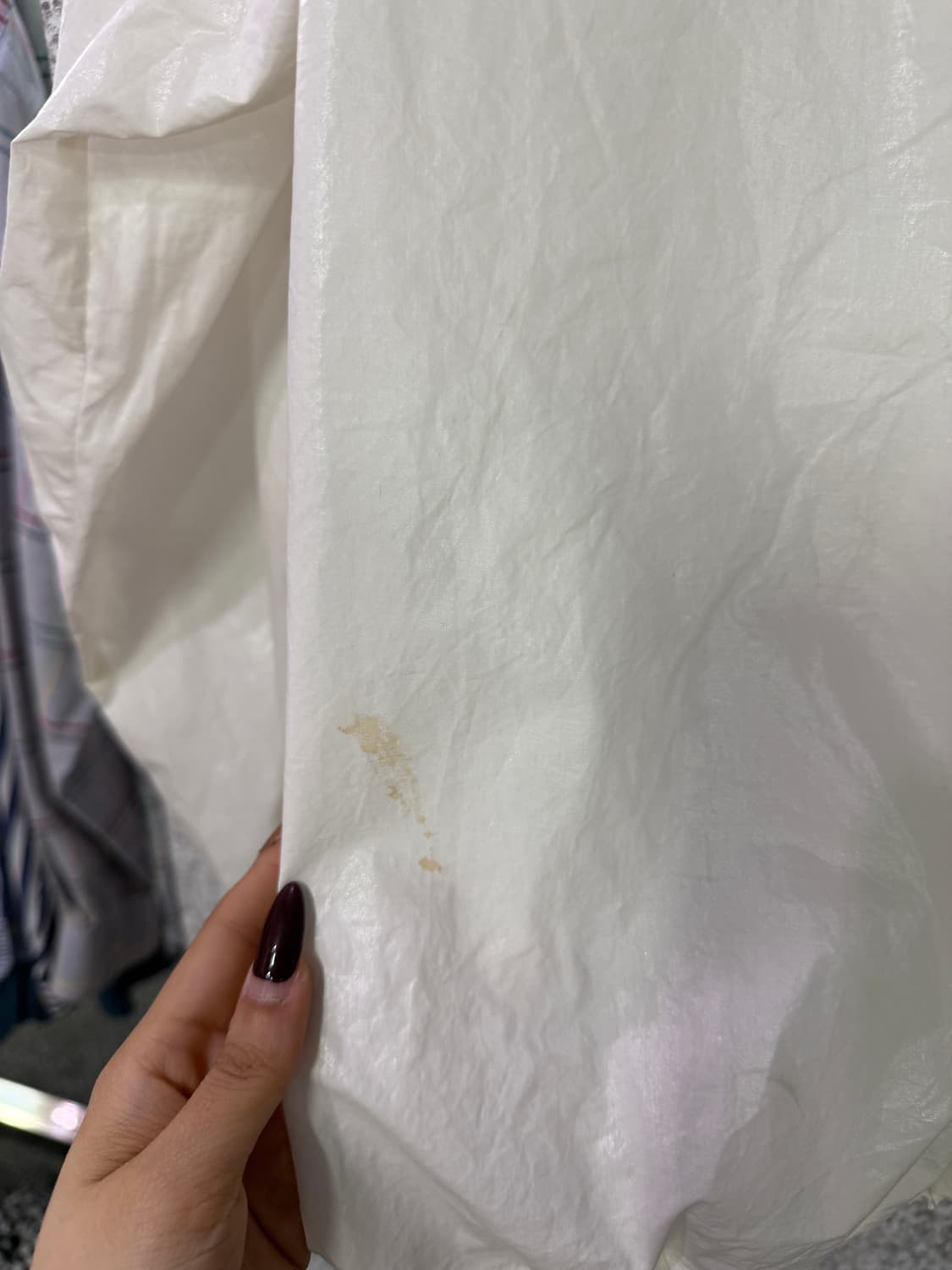 마뗑킴 윈드브레이커 집업 자켓 화이트 B4706 상품이미지6