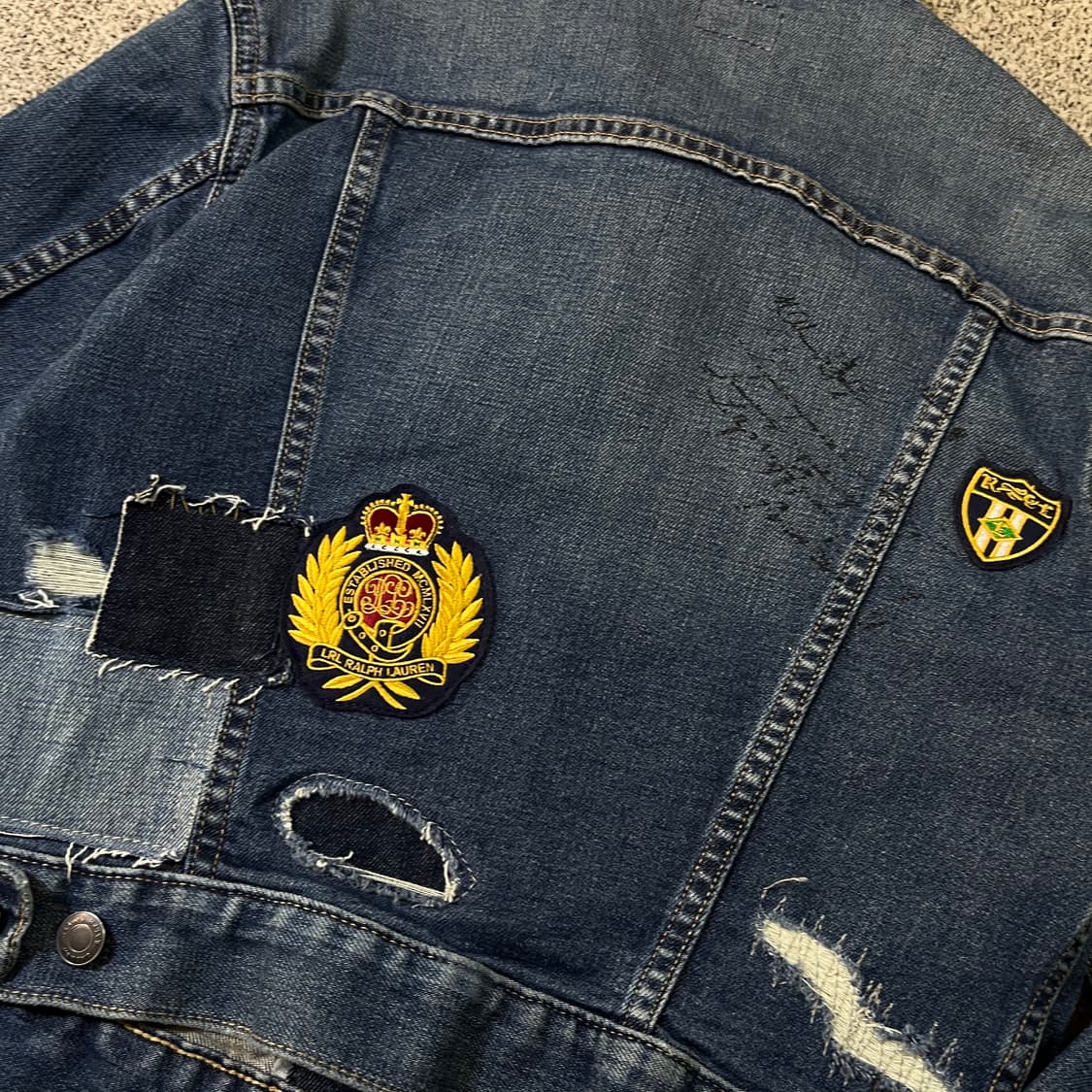 폴로 랄프로렌 우먼 패치 데님 자켓 상품이미지4