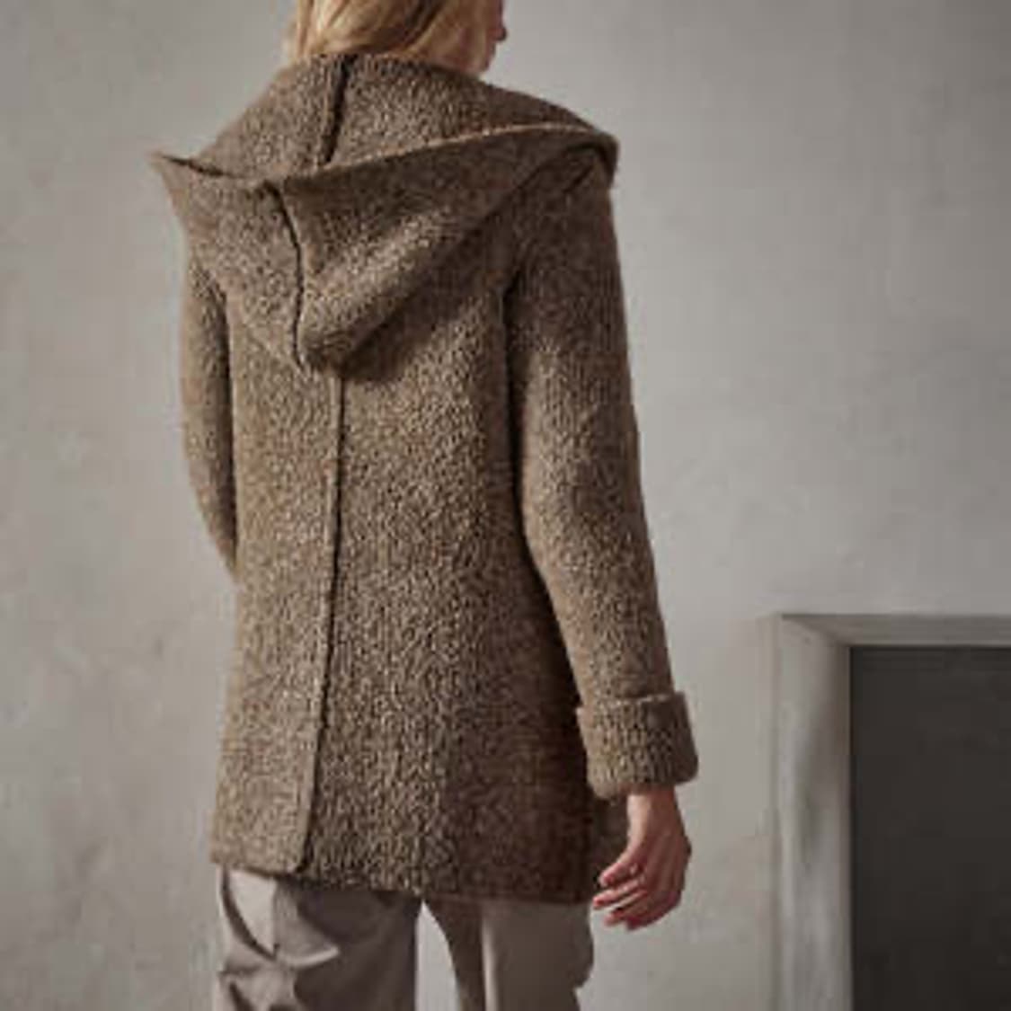 (정품/새상품) 제임스펄스 여성 올리브 후드 가디건 겸 반코트 상품이미지5