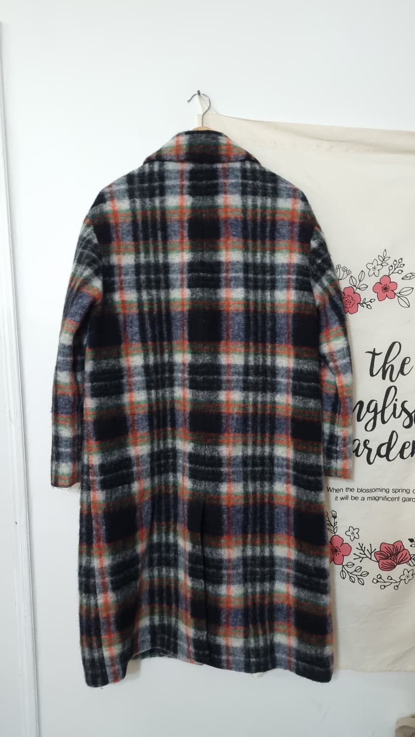 베네통) 이자벨 스콧 체크 코트 66 상품이미지4