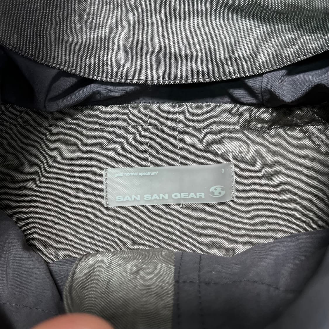 100 산산기어 웨빙 자켓 블루 차콜 상품이미지2