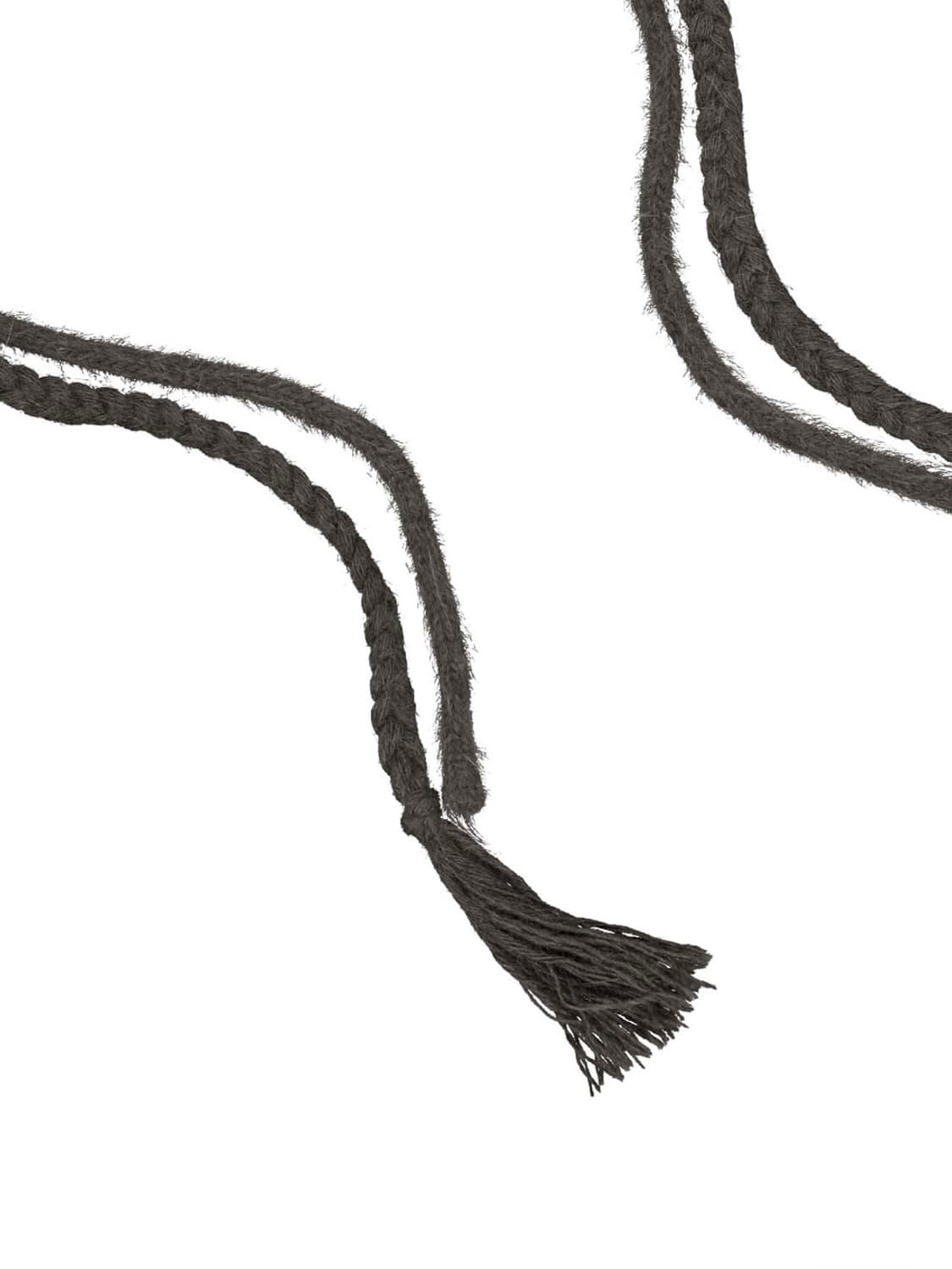 오호스 더블 스트랩 앙고라 비니 스톤브라운 상품이미지5