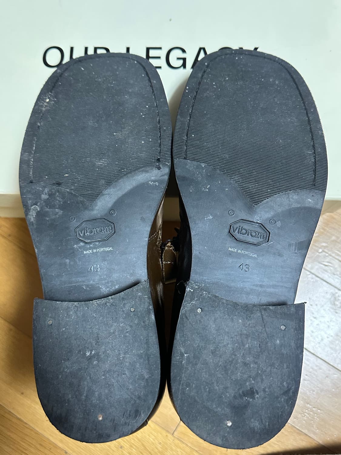 [43사이즈/3회착] 아워레가시 카미온 부츠 올리브 브라운 상품이미지2