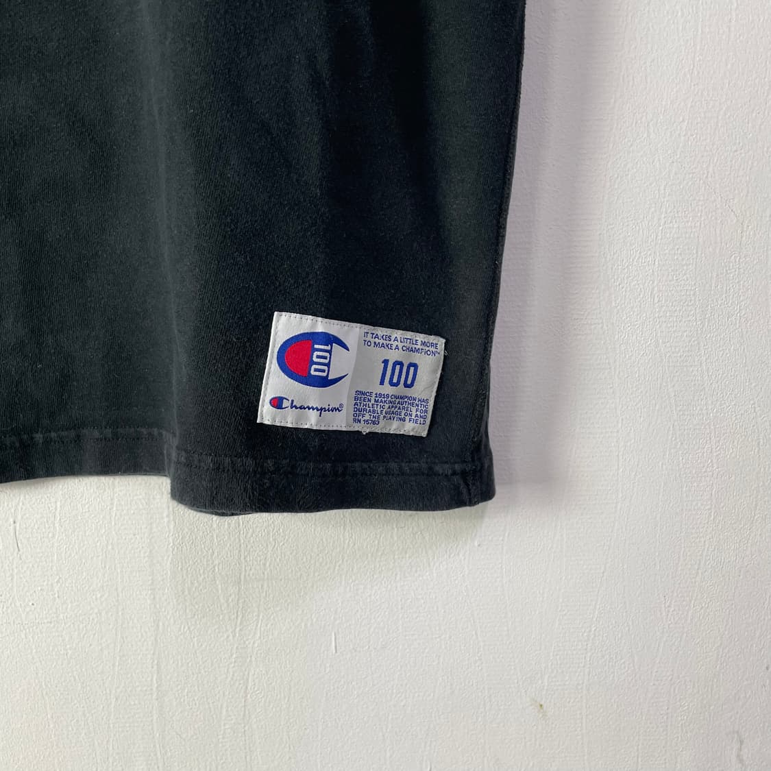 챔피온 100주년 기념 반팔티 블랙 상품이미지5
