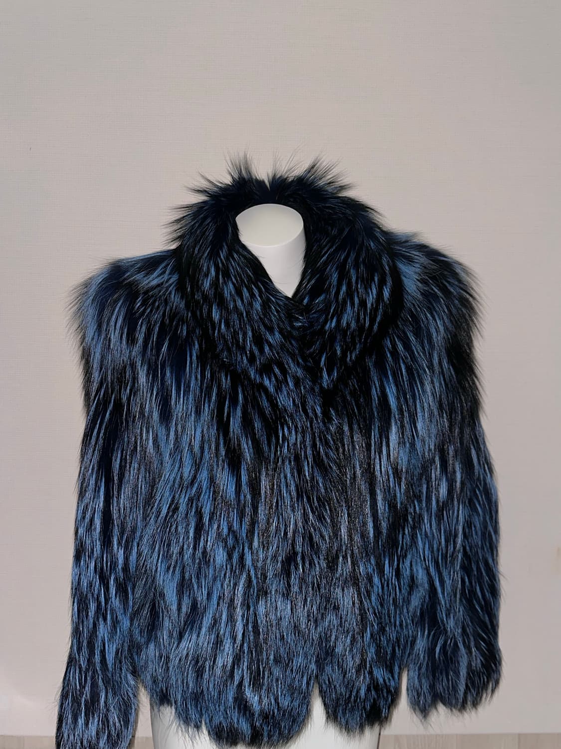 빈티지 블루 폭스 퍼자켓 상품이미지5