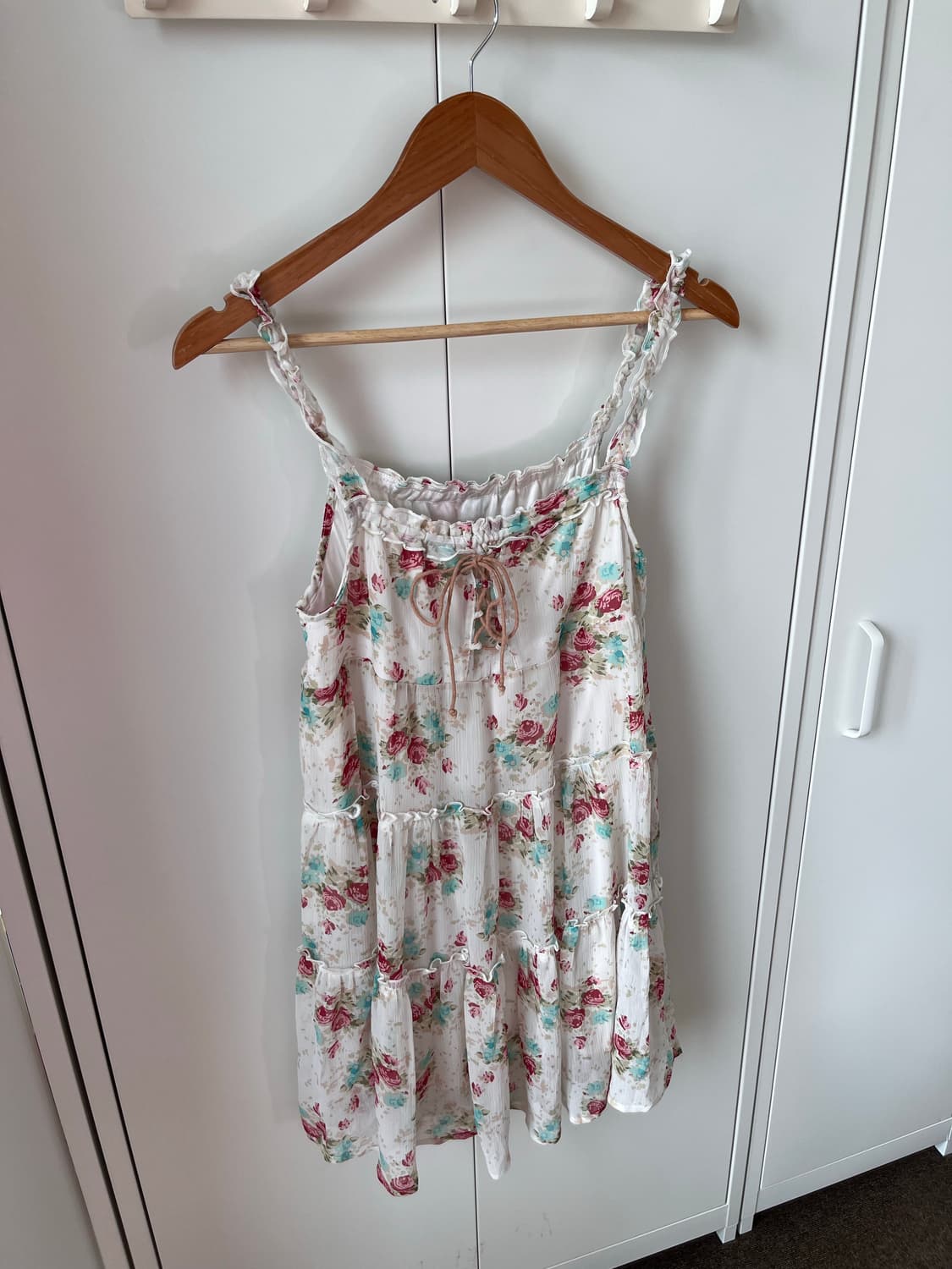  Olive fes olive 올리브데올리브 장미꽃 프릴 원피스 상품이미지6