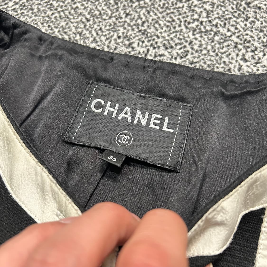 샤넬(Chanel)빈티지 크롭 트위드 자켓 상품이미지4