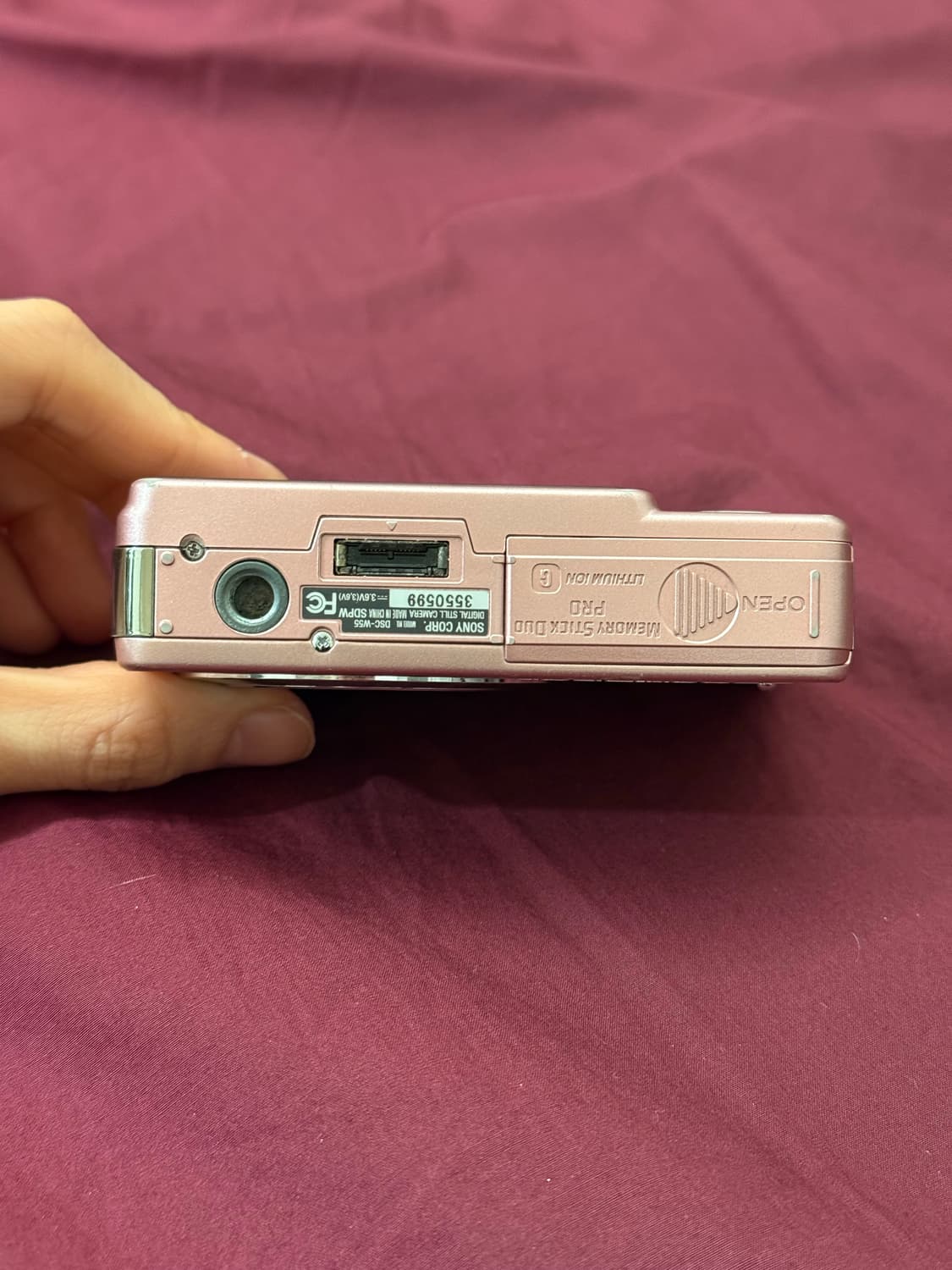 ✨주말동안 할인!)소니 사이버샷 DSC W55 핑크 상품이미지7