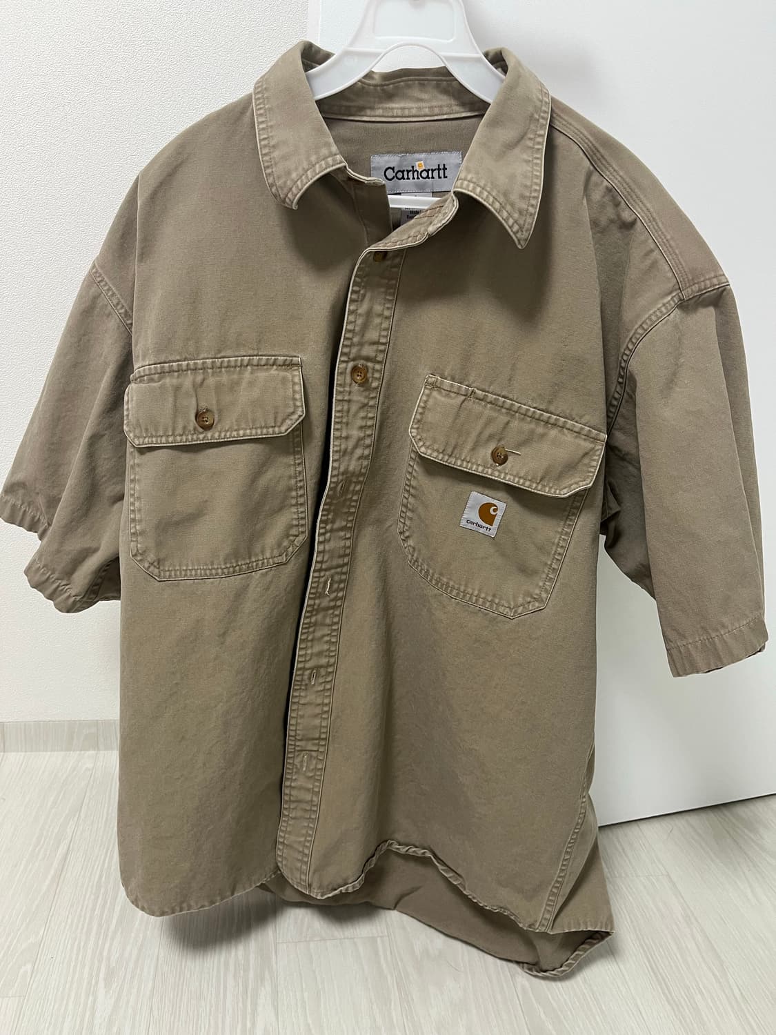 칼하트 빈티지 반팔 셔츠 L 상품이미지1