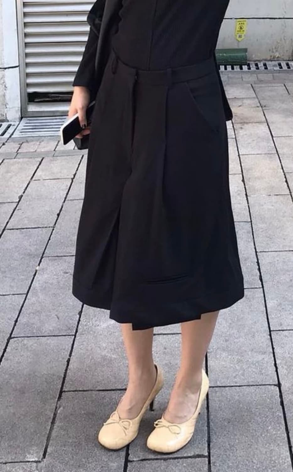 에옹쓰 쿼터 테일러드 하프팬츠 상품이미지2