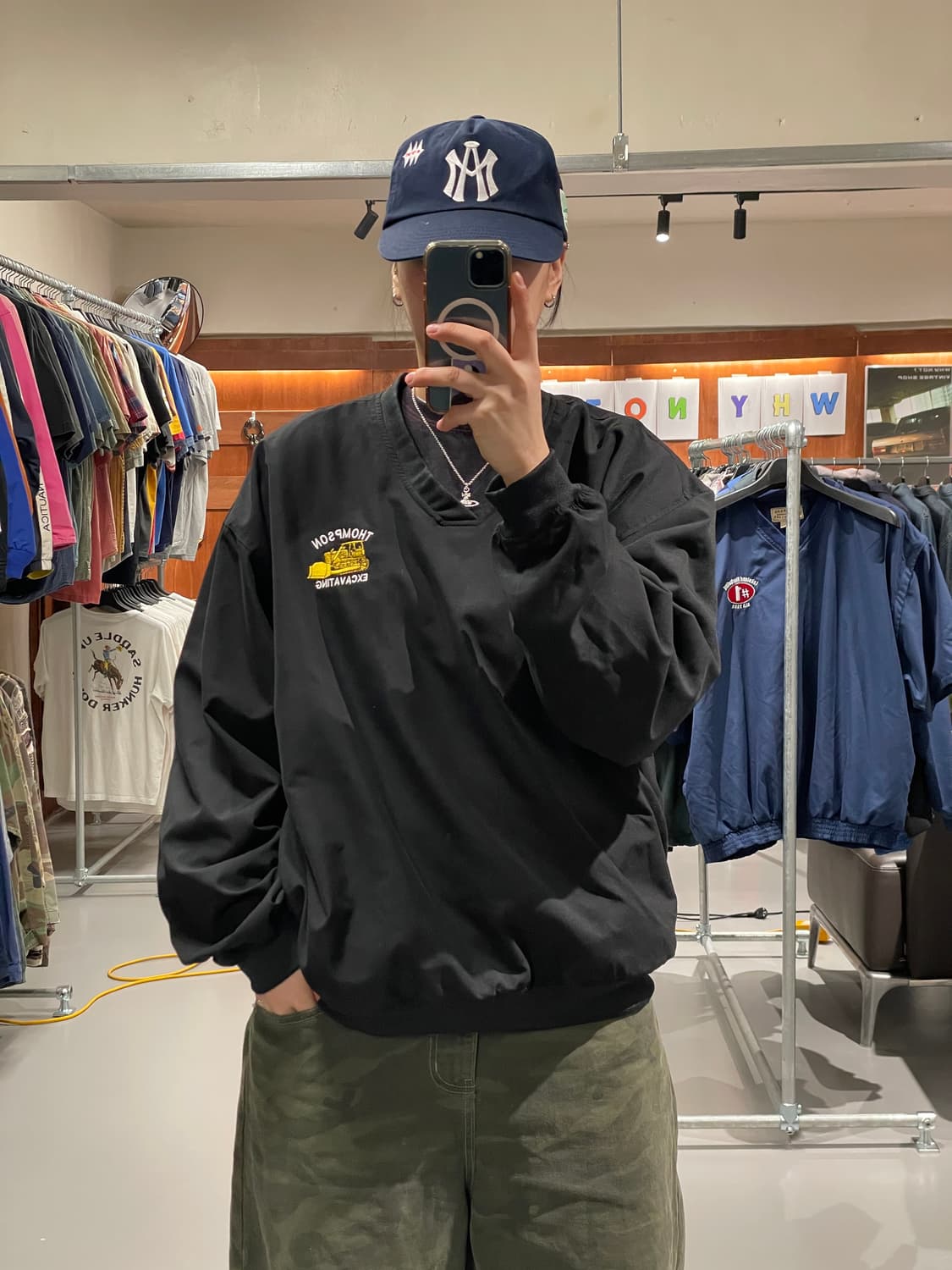 빈티지 바람막이 웜업 상품이미지1