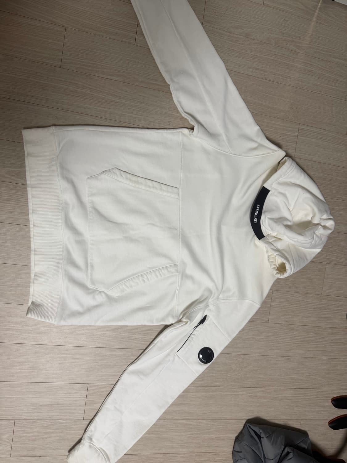 Cp컴퍼니 기본 후드티 화이트 상품이미지1