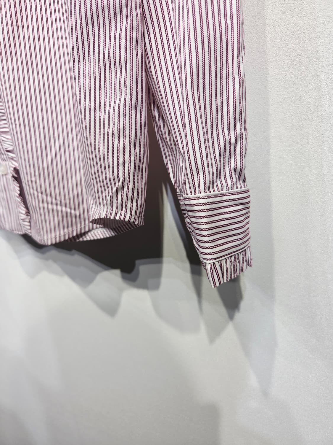 MOKDAN. 여자 스프라이트 와인 프릴 셔츠_호칭2 상품이미지4