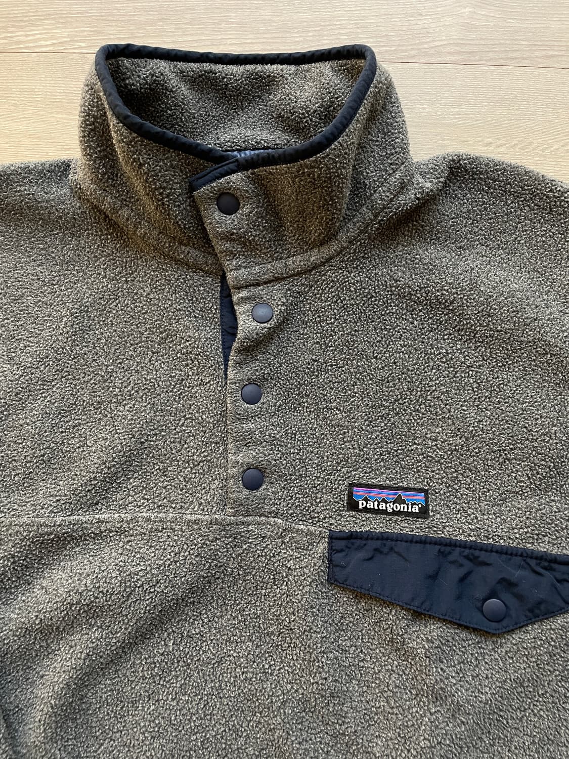 파타고니아 신칠라 니켈 네이비 그레이 플리스 patagonia 상품이미지3