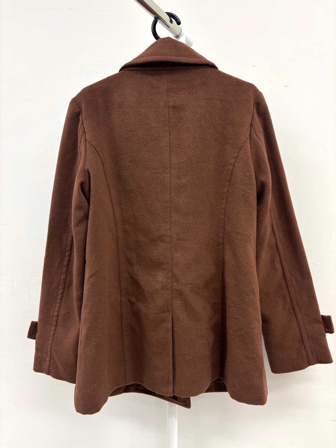 빈티지 브라운 더블 하프 코트 자켓 상품이미지8