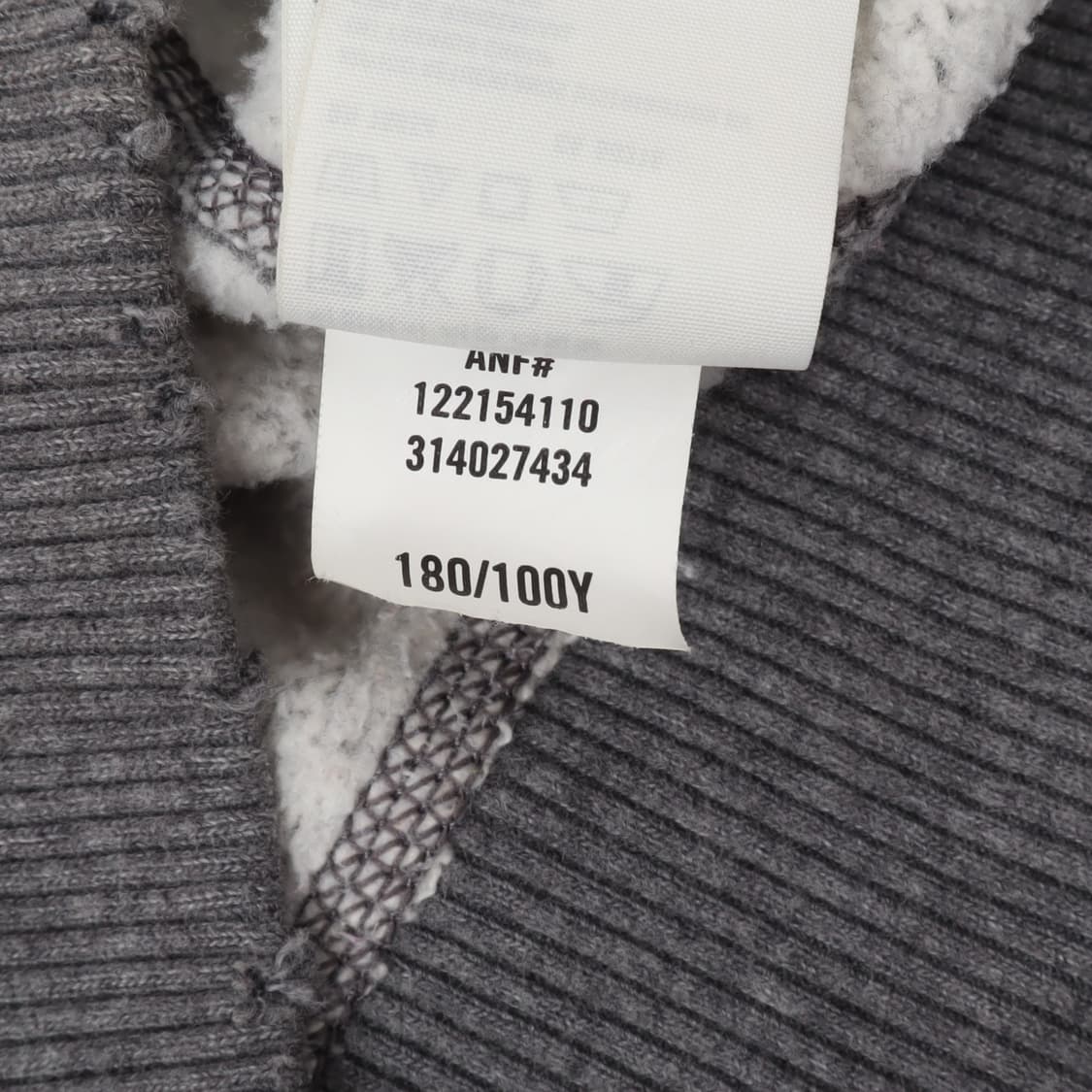 아베크롬비 그레이 아치로고 후드집업 상품이미지10