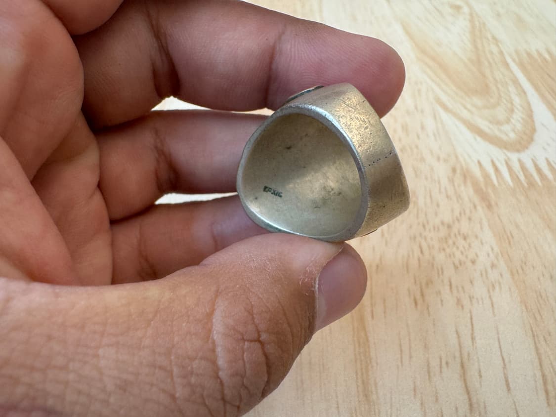 빈티지 멕시칸 바이커링(은, 브라스) 20호 상품이미지4