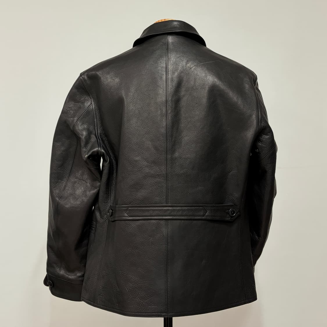 본쿠라 사샤 레더 카코트 40 새상품 상품이미지3