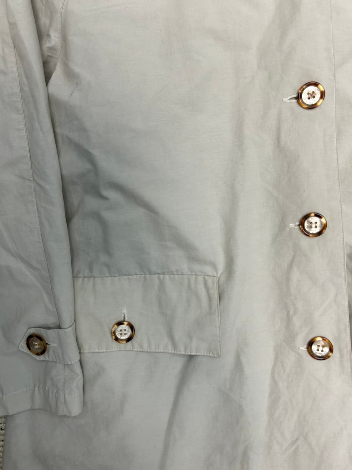 Vittorio Basevi 코튼 트렌치 코트 (made in italy 상품이미지2