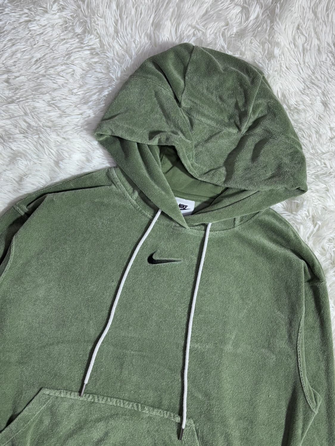 나이키 그린 미드스우시 테리 후드  상품이미지4