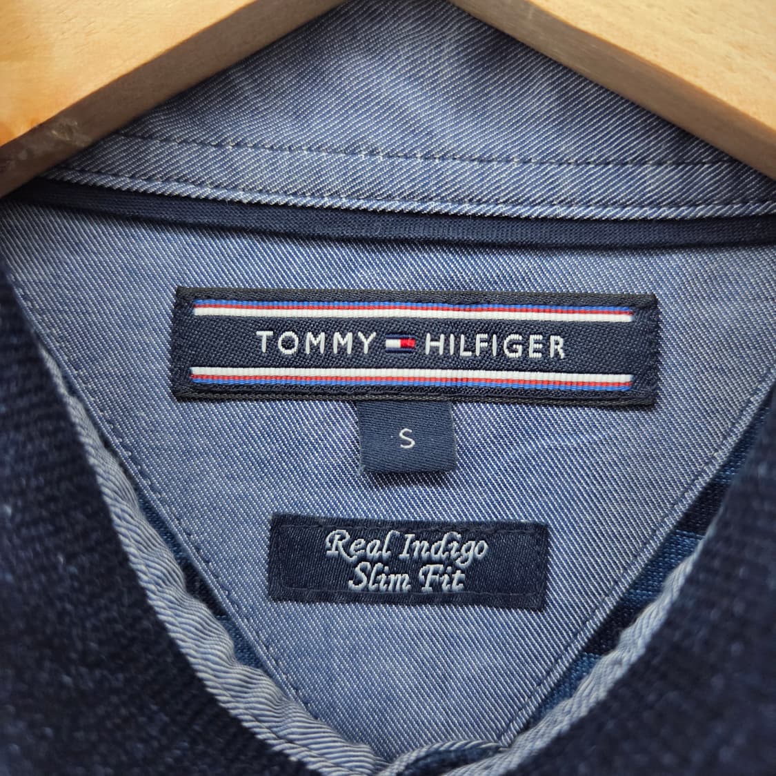 타미힐피거 스트라이프 반팔 카라티 남s 상품이미지4