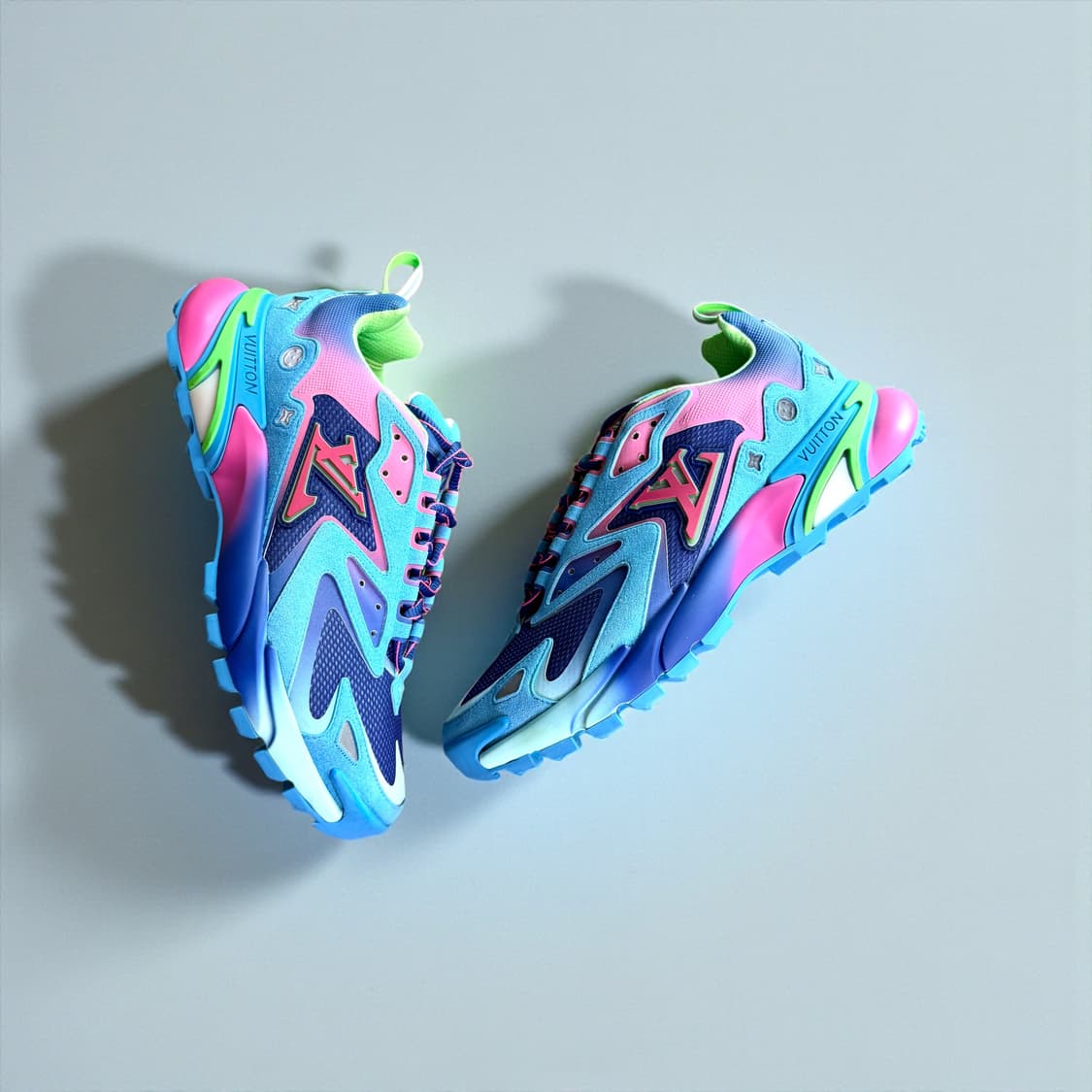 260~265/ 루이비통 러너태틱 더콰이엇 스니커즈 블루 상품이미지5