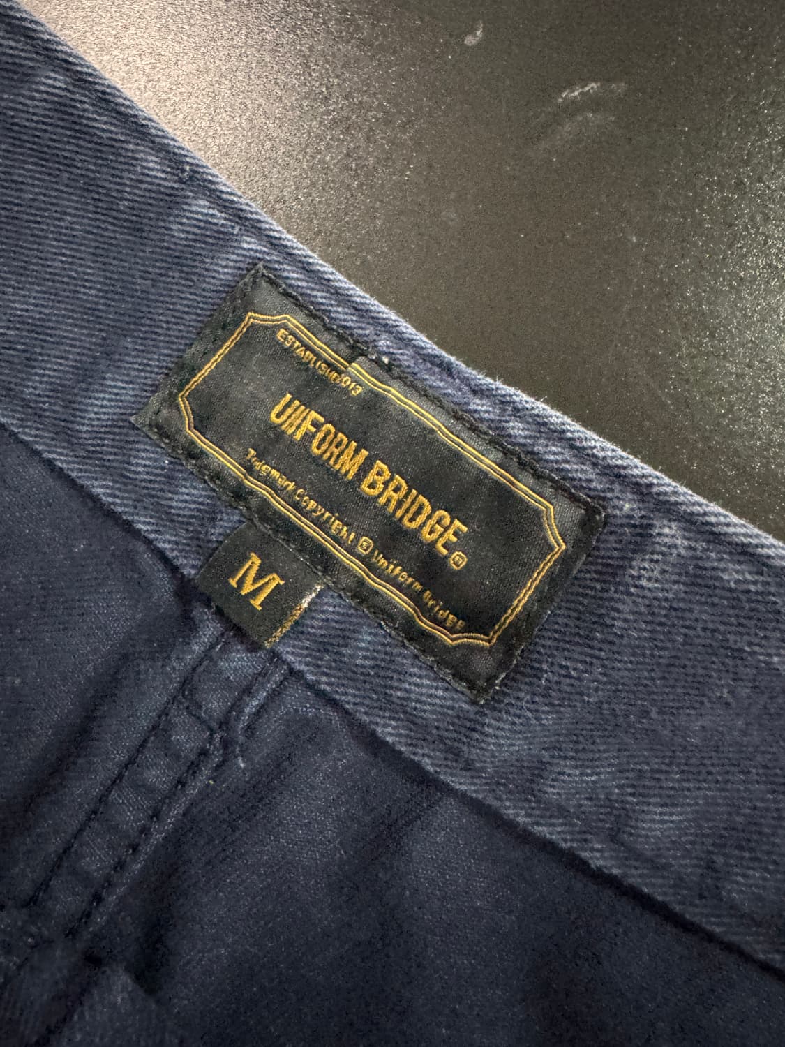 유니폼브릿지 퍼티그 네이비 치노팬츠 31.4인치 상품이미지3