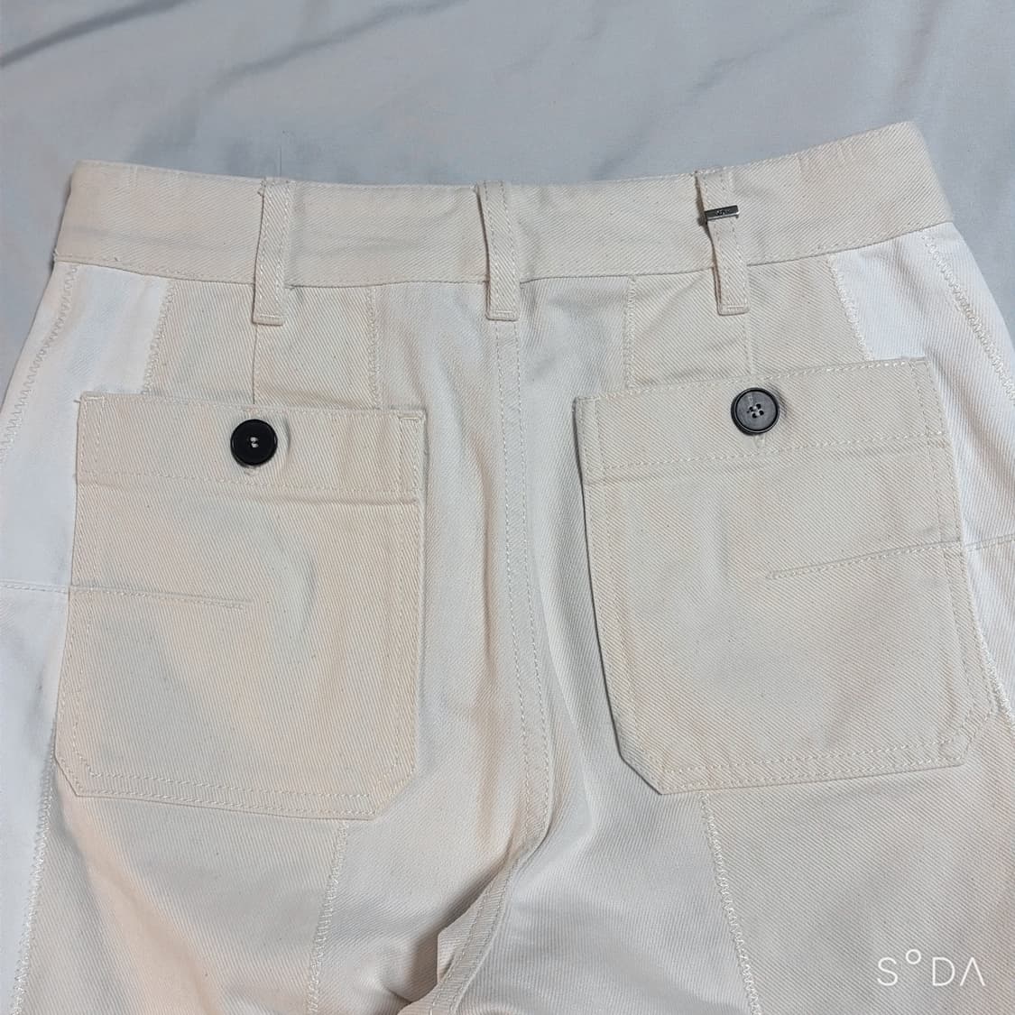 디올 와이드 코튼 면 팬츠 32 상품이미지6