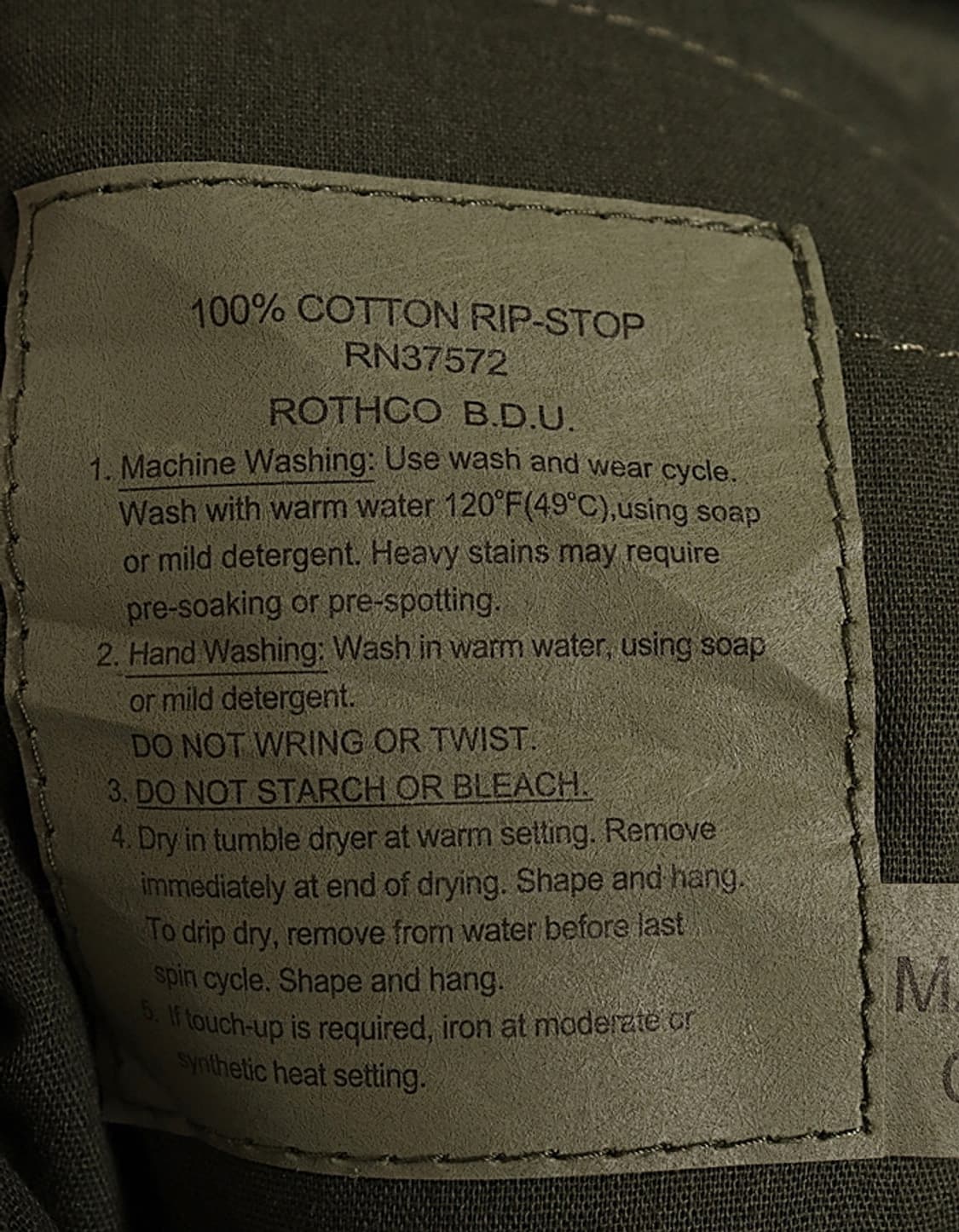 ROTHCO Ripstop B.D.U Pant (29~30) 상품이미지8