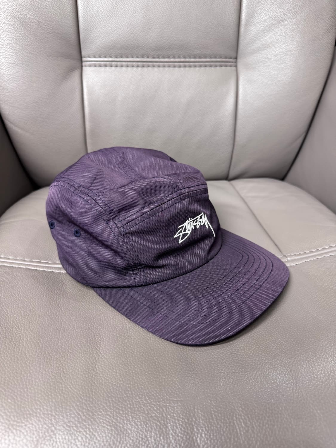 스투시 스탁로고 캠프캡 그레이 상품이미지2