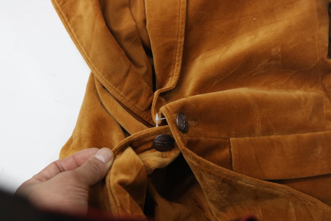 LEVI'S 리바이스 빈티지 머스타드 벨벳 블레이저 자켓 S 상품이미지10