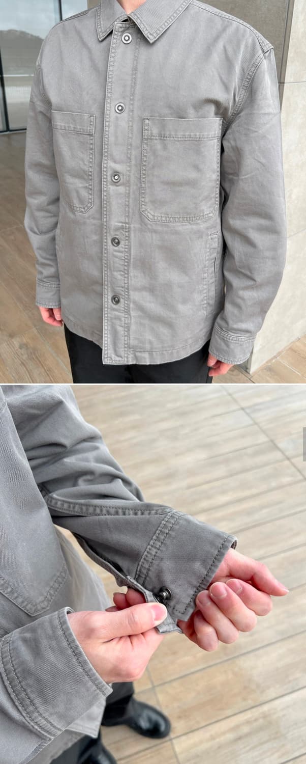 (착샷) 에피그램 피그먼트 다잉 셔츠 자켓 상품이미지8