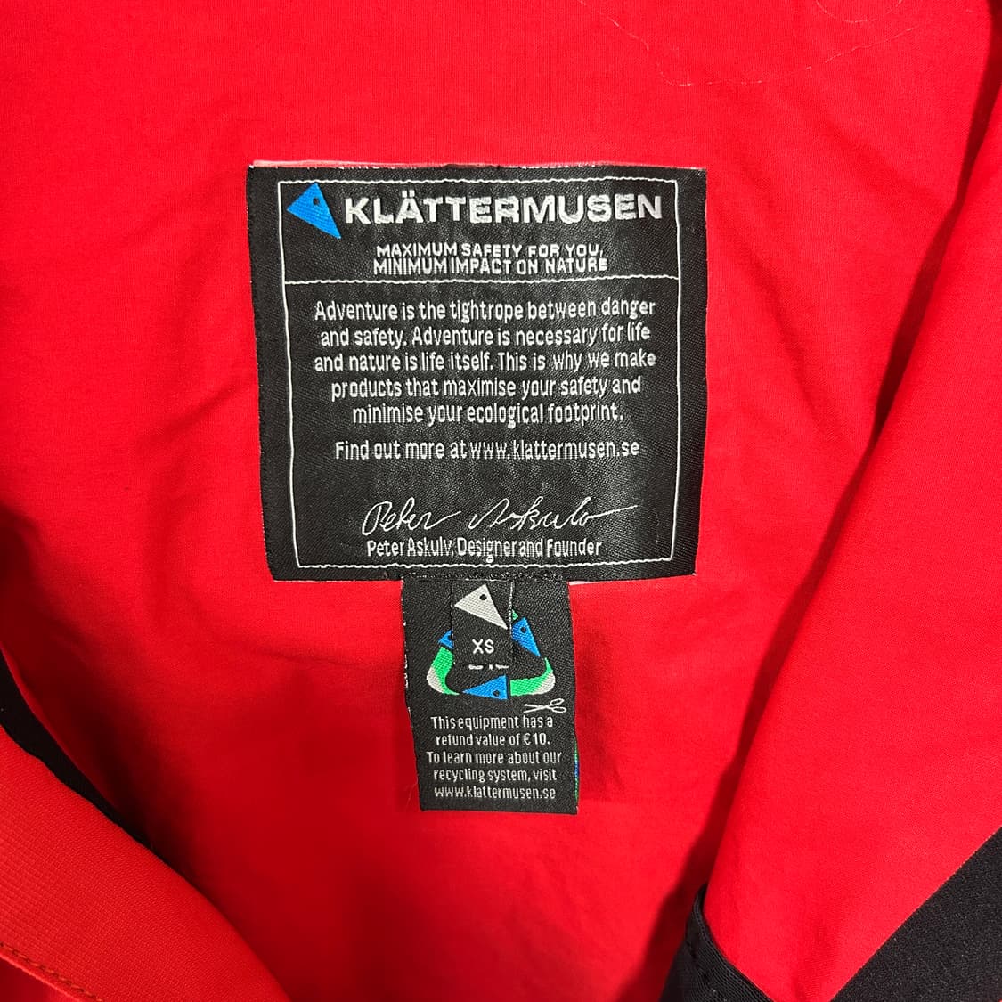 클라터뮤젠 아이나라이드 자켓 레드 상품이미지6