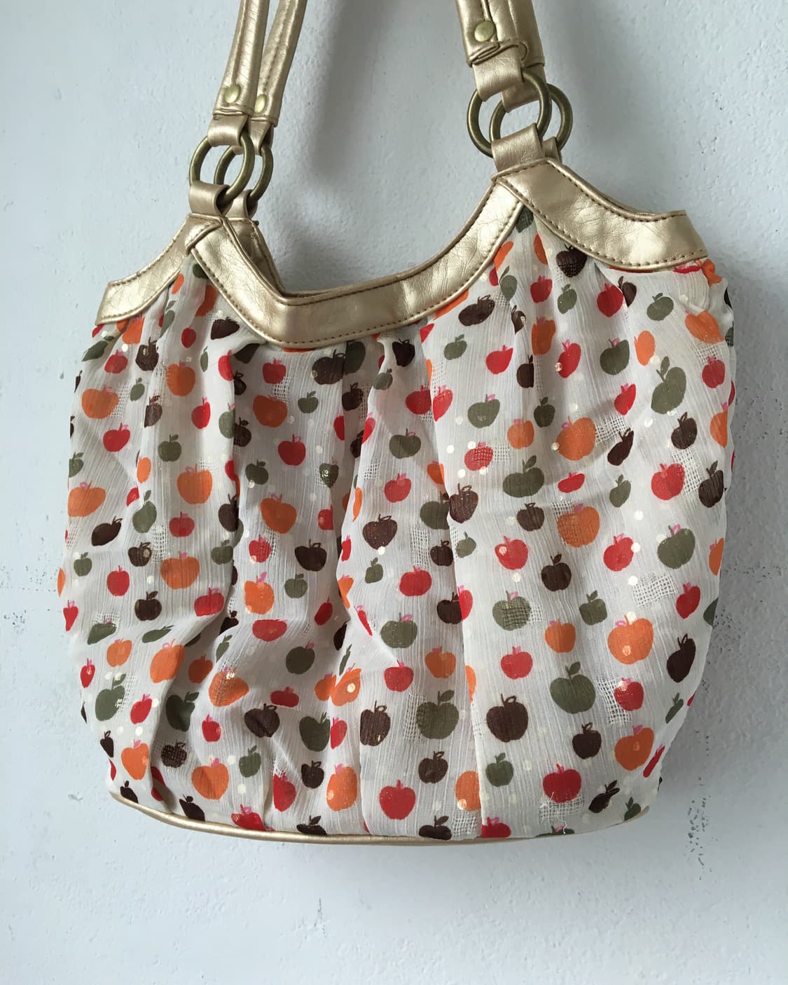  apple pattern bag 상품이미지2
