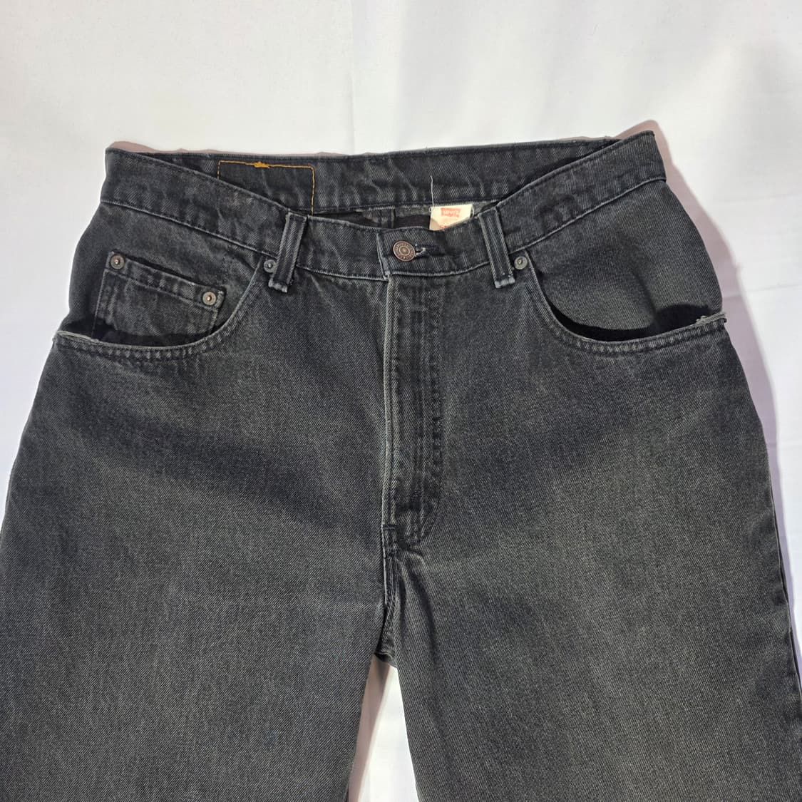 [W34L30]90s USA 리바이스 560 루즈테이퍼드핏 블랙 데님팬츠 상품이미지2