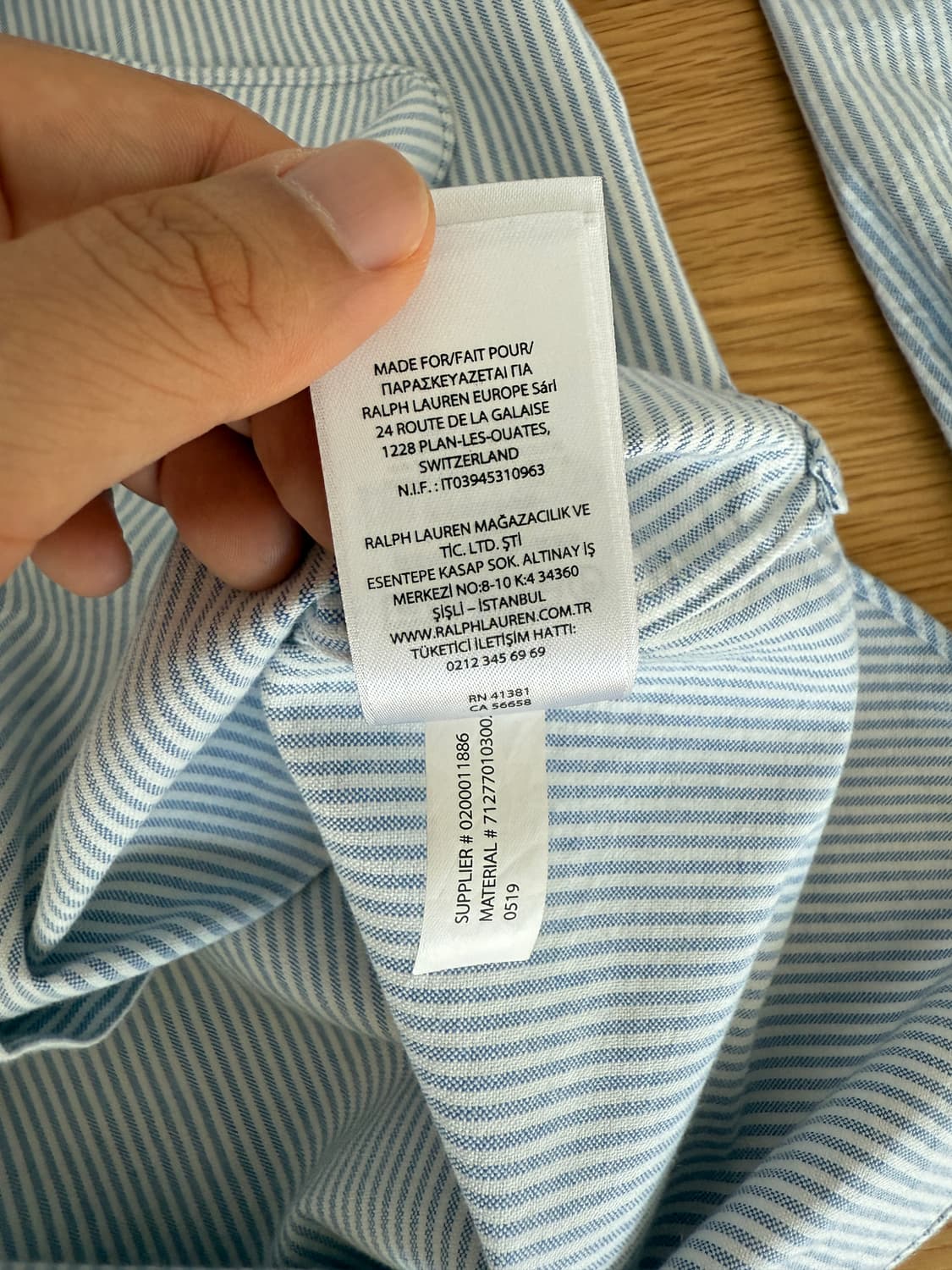 폴로 랄프로렌(Polo Ralph Lauren) 핀스트라이프 셔츠 상품이미지8