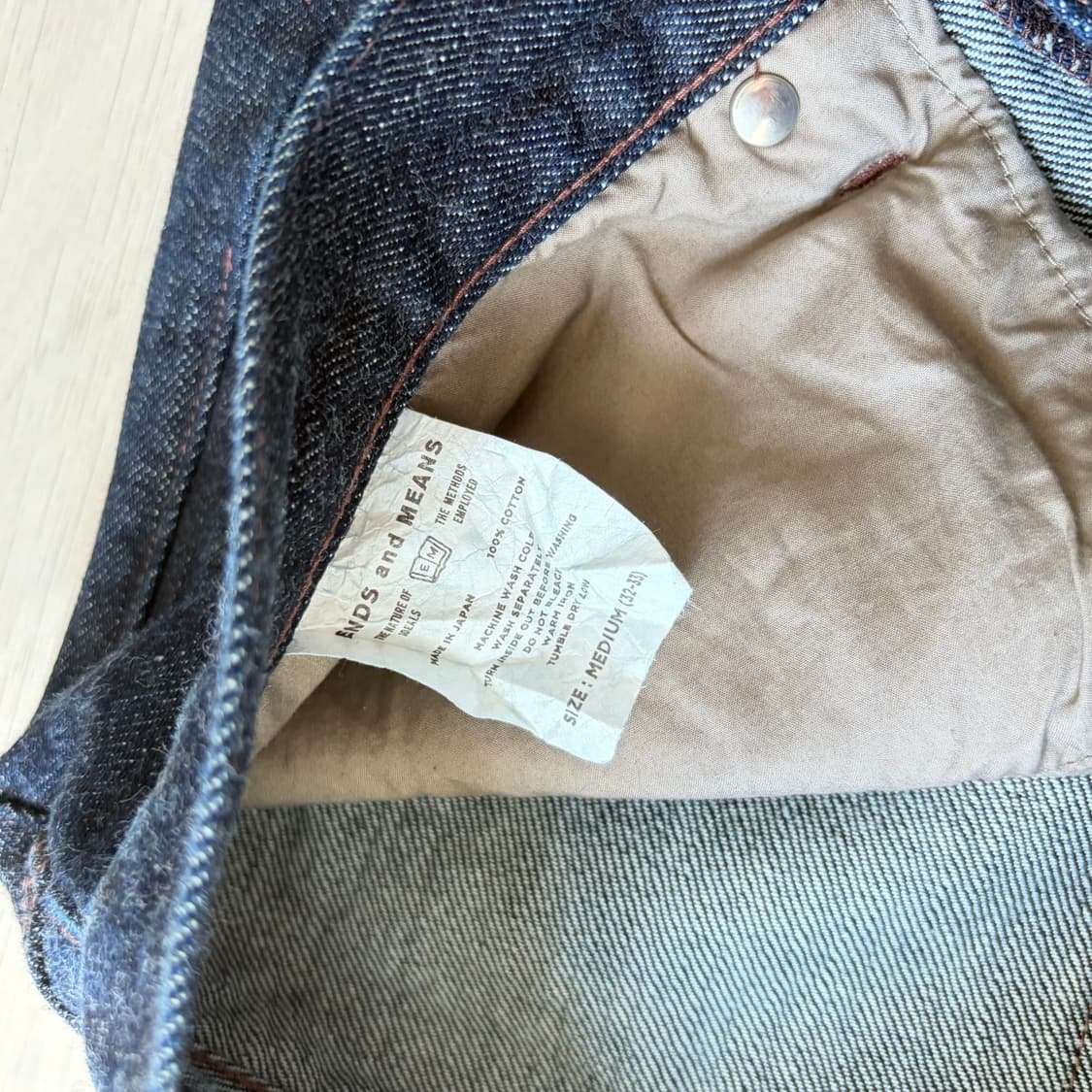 ends and means 데님 5p 인디고 상품이미지5