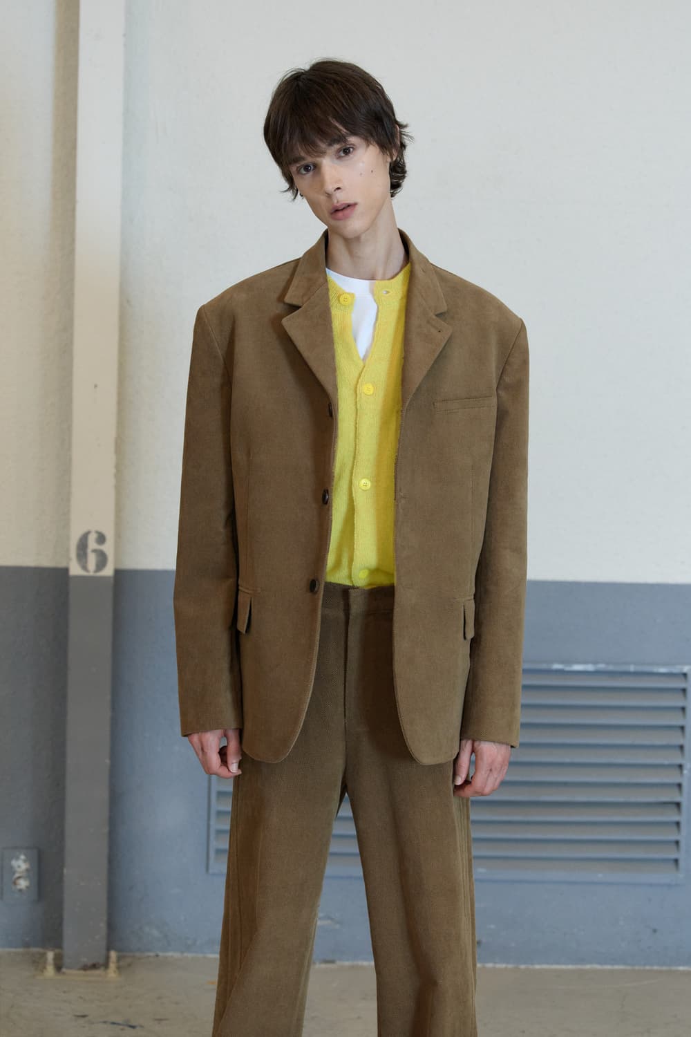 STU 에스티유 코듀로이 수트 셋업 블레이져L/팬츠M 상품이미지1