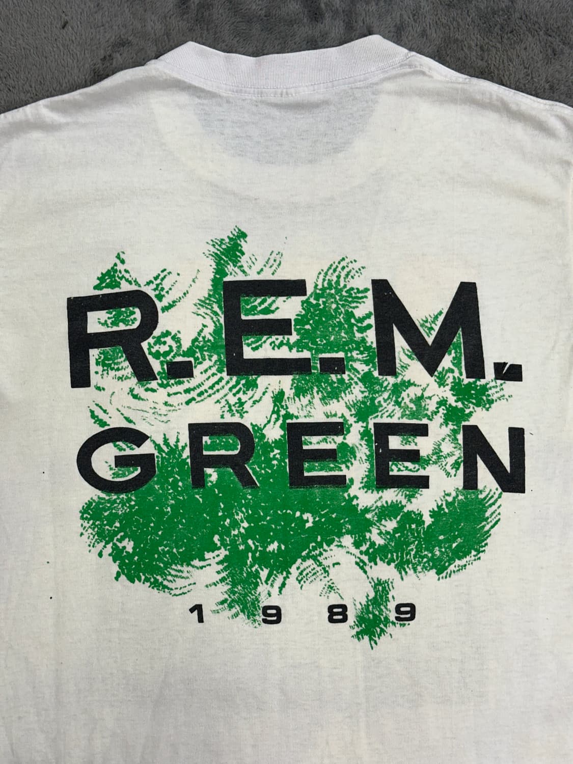 1989' R.E.M. Green 월드투어 티셔츠 L 상품이미지4