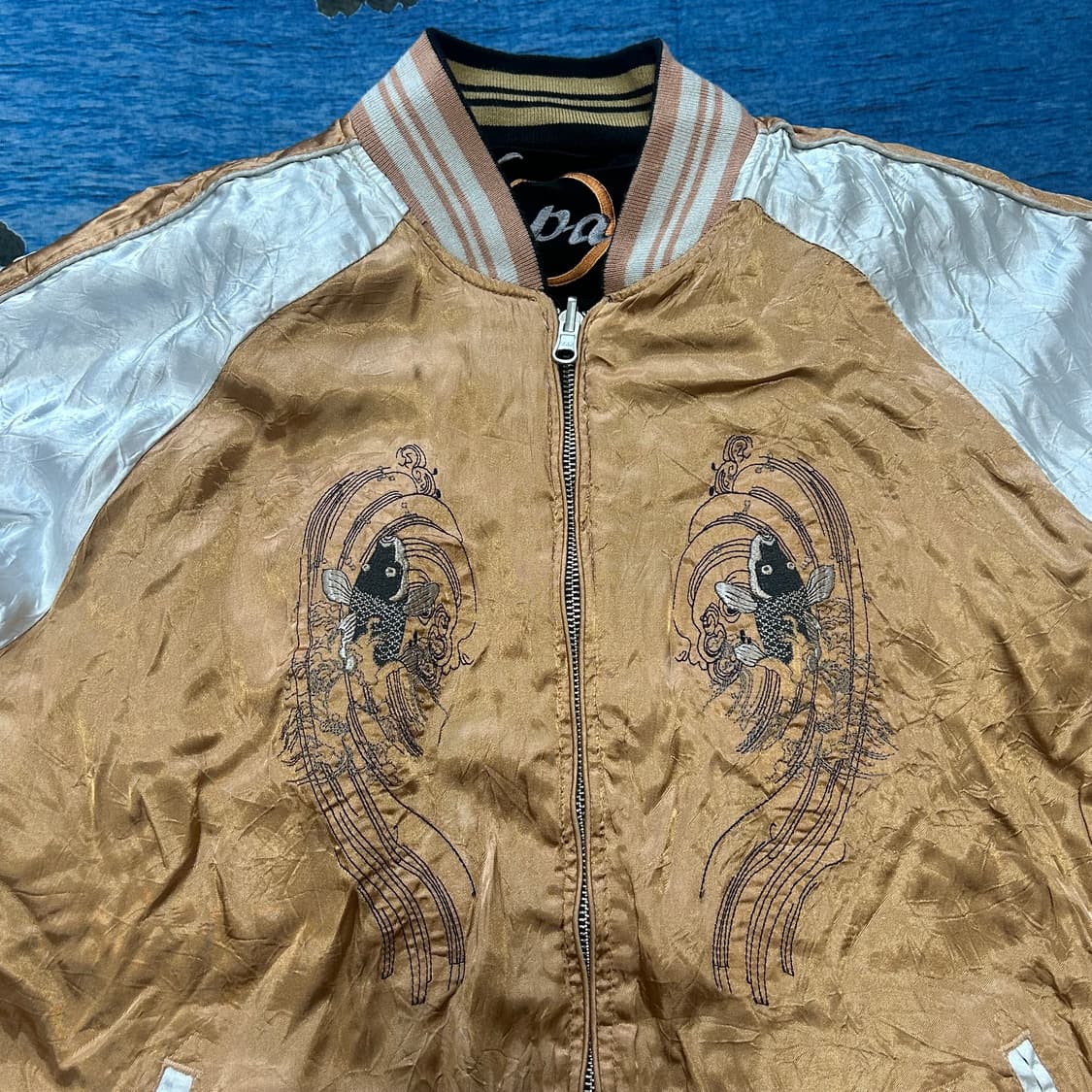 Japan Karakuri Reversible velvet Sukajan 상품이미지5