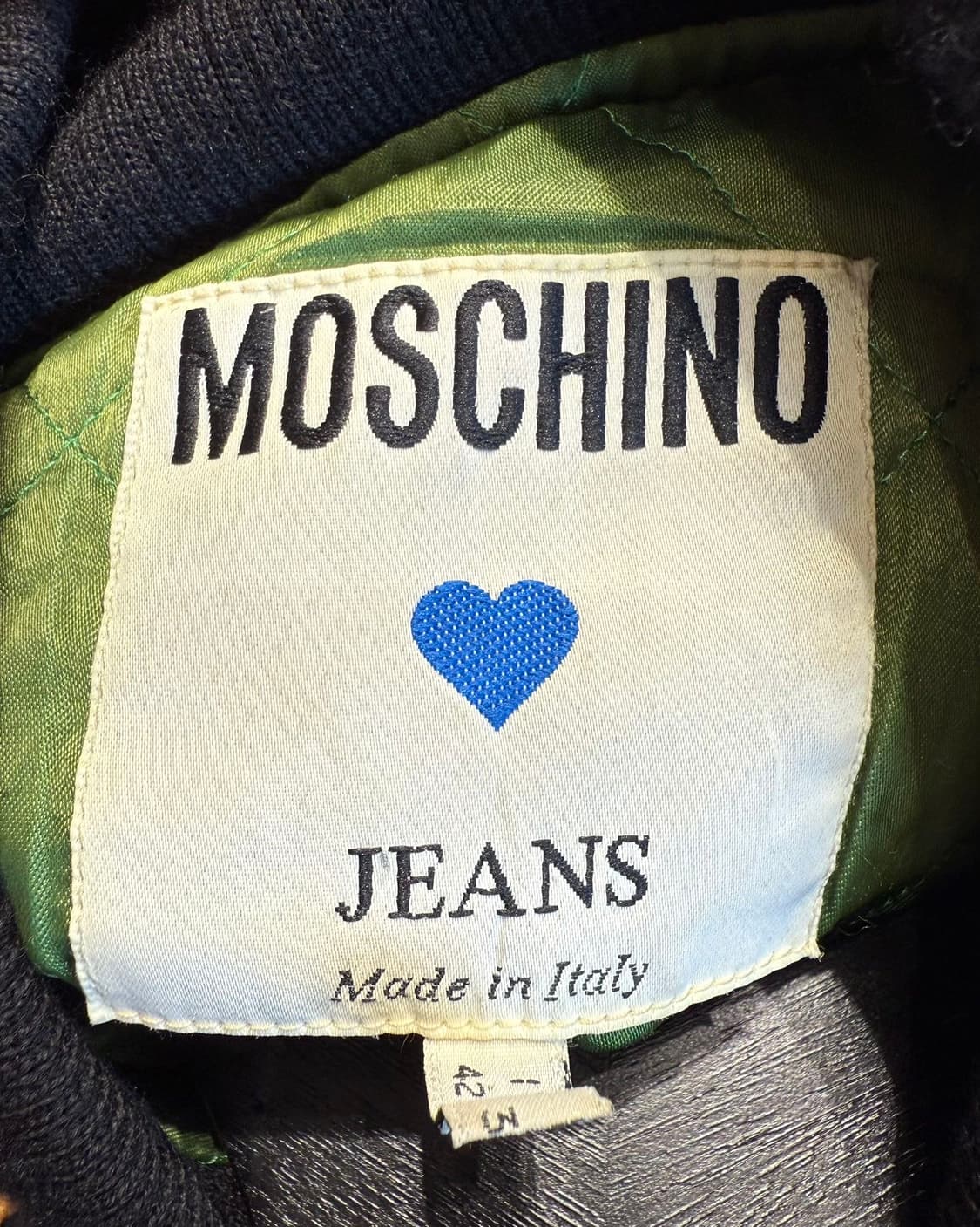 모스키노 패치워크 봄버 자켓  상품이미지8