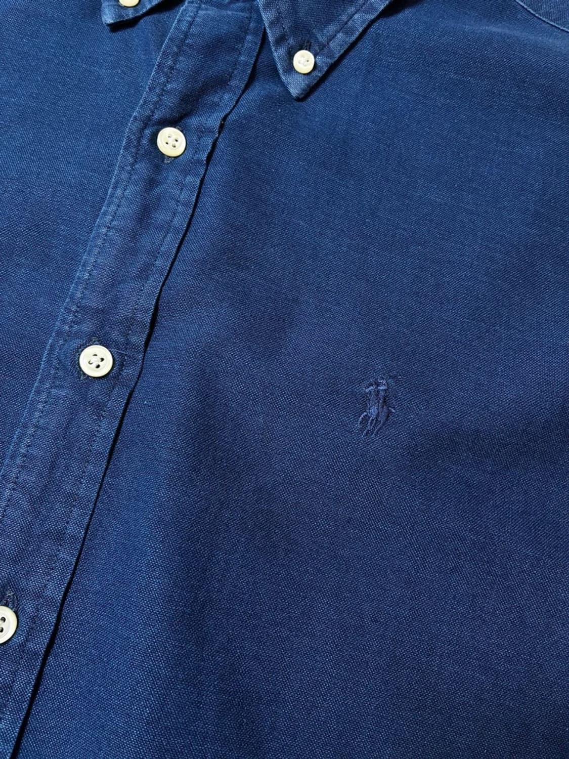 폴로 랄프로렌 클래식핏 인디고 카라 반팔 셔츠 PN9605 상품이미지3