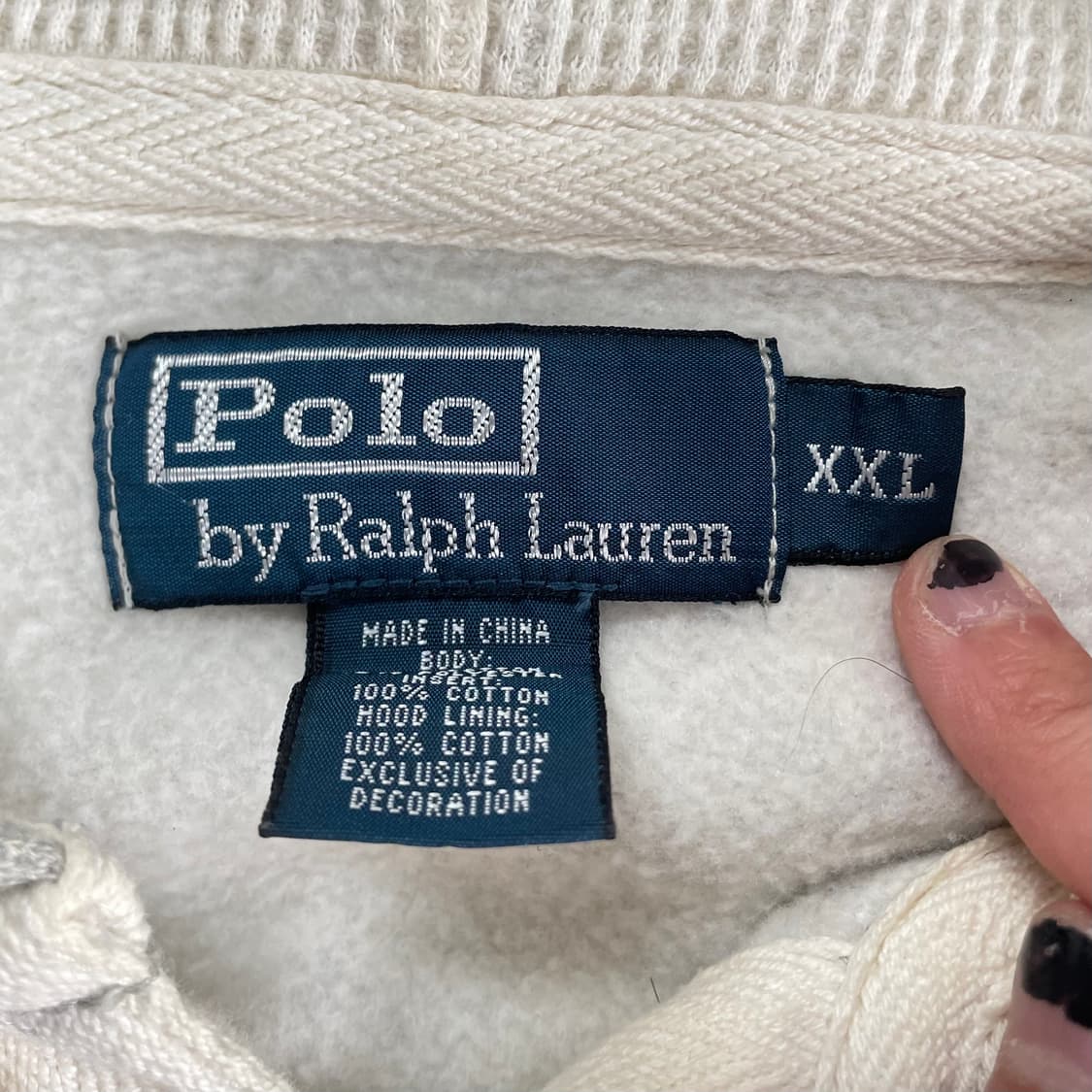 Polo 폴로 랄프로렌 아카이브 자카드 후드 럭비티 상품이미지6