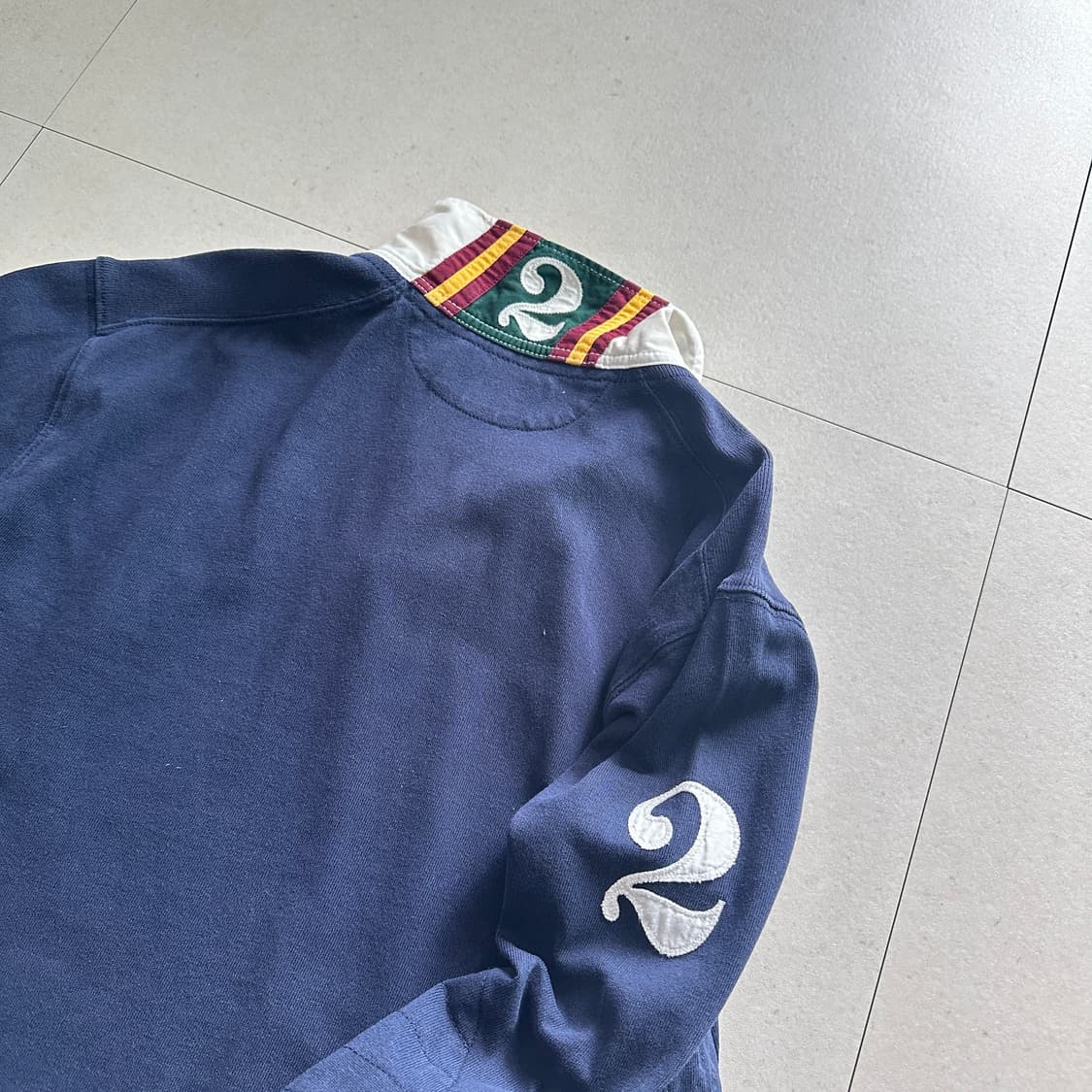 폴로 랄프로렌 빅포니 커스텀핏 넘버링 럭비셔츠 상품이미지7