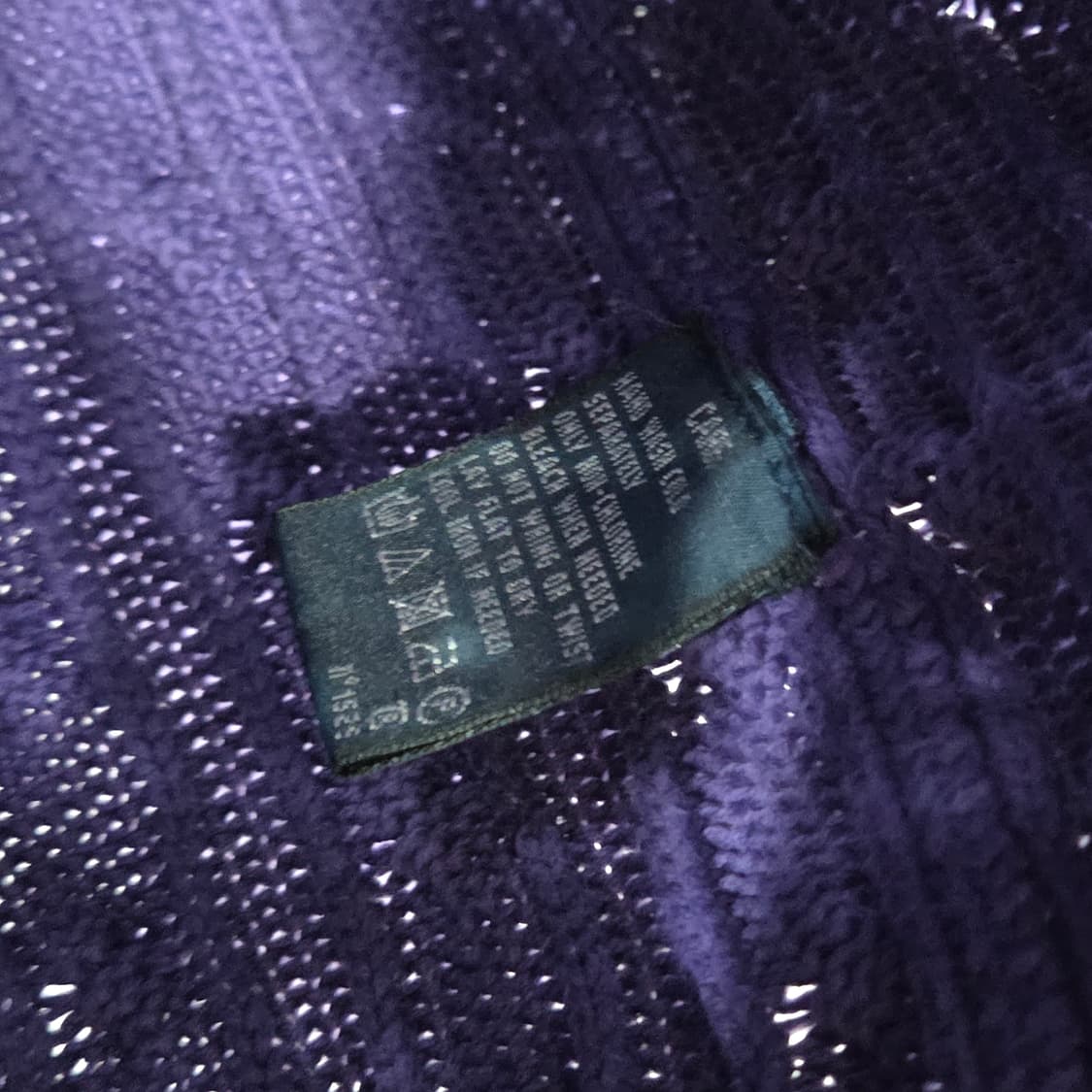 폴로랄프로렌 우먼 코튼 케이블 니트 퍼플 M 상품이미지4