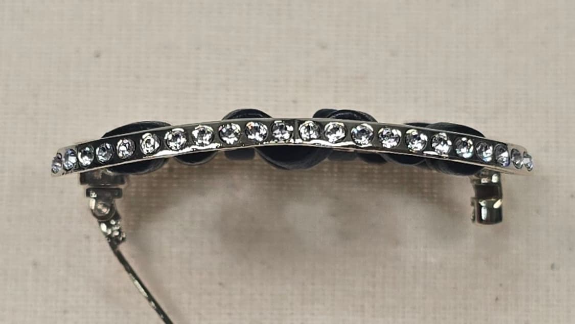 샤넬 CC 가죽 크리스탈 브로치 상품이미지5