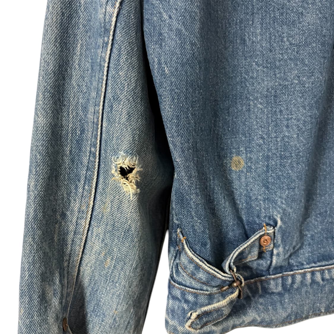 80s 폴로 웨스턴 2세대 데님 트러커 자켓 M 덩가리 상품이미지6