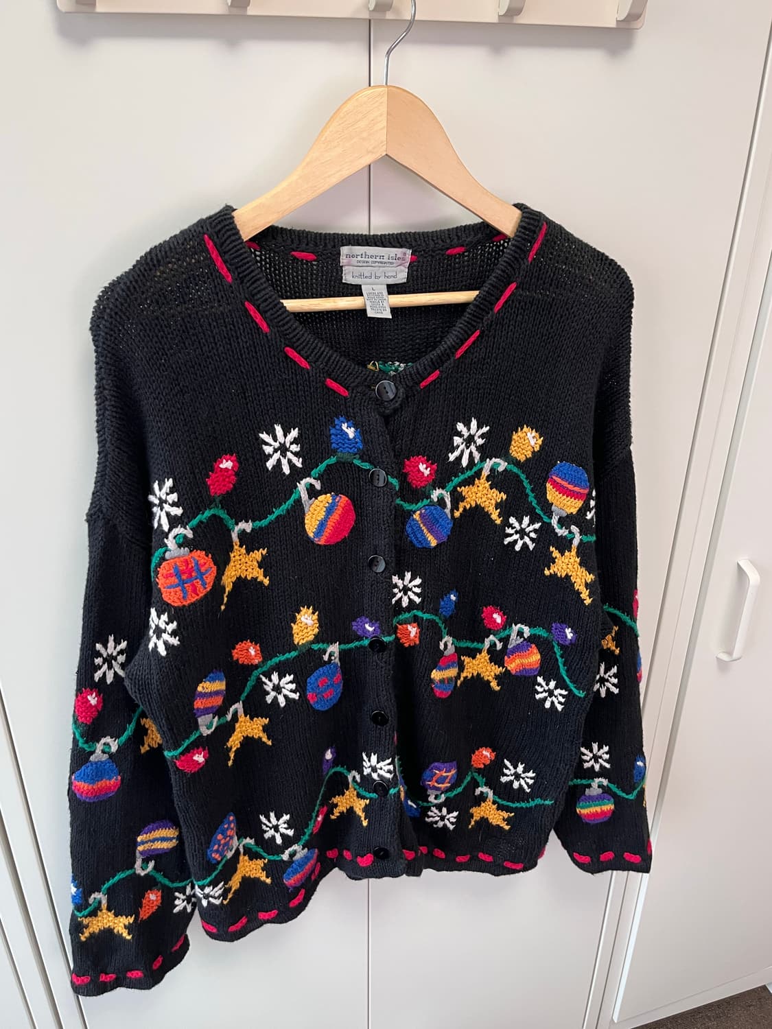 Northern isles 프리미엄 크리스마스 니트 가디건 상품이미지5
